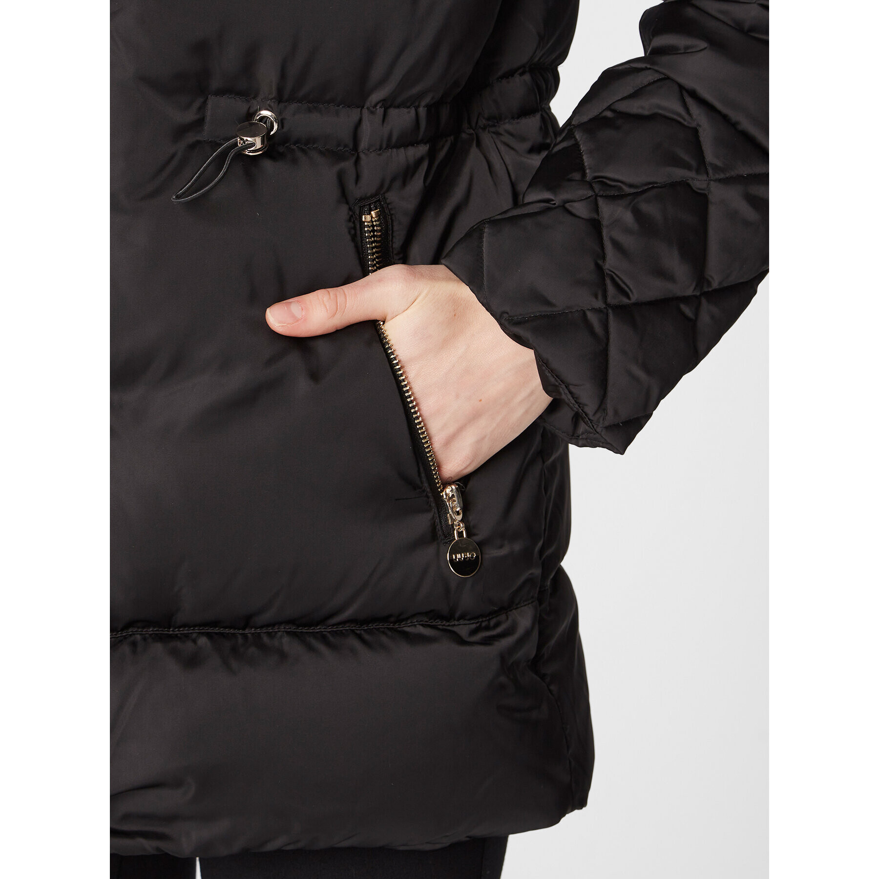 Liu Jo Sport Пухено яке TF2184 T4558 Черен Regular Fit - Pepit.bg