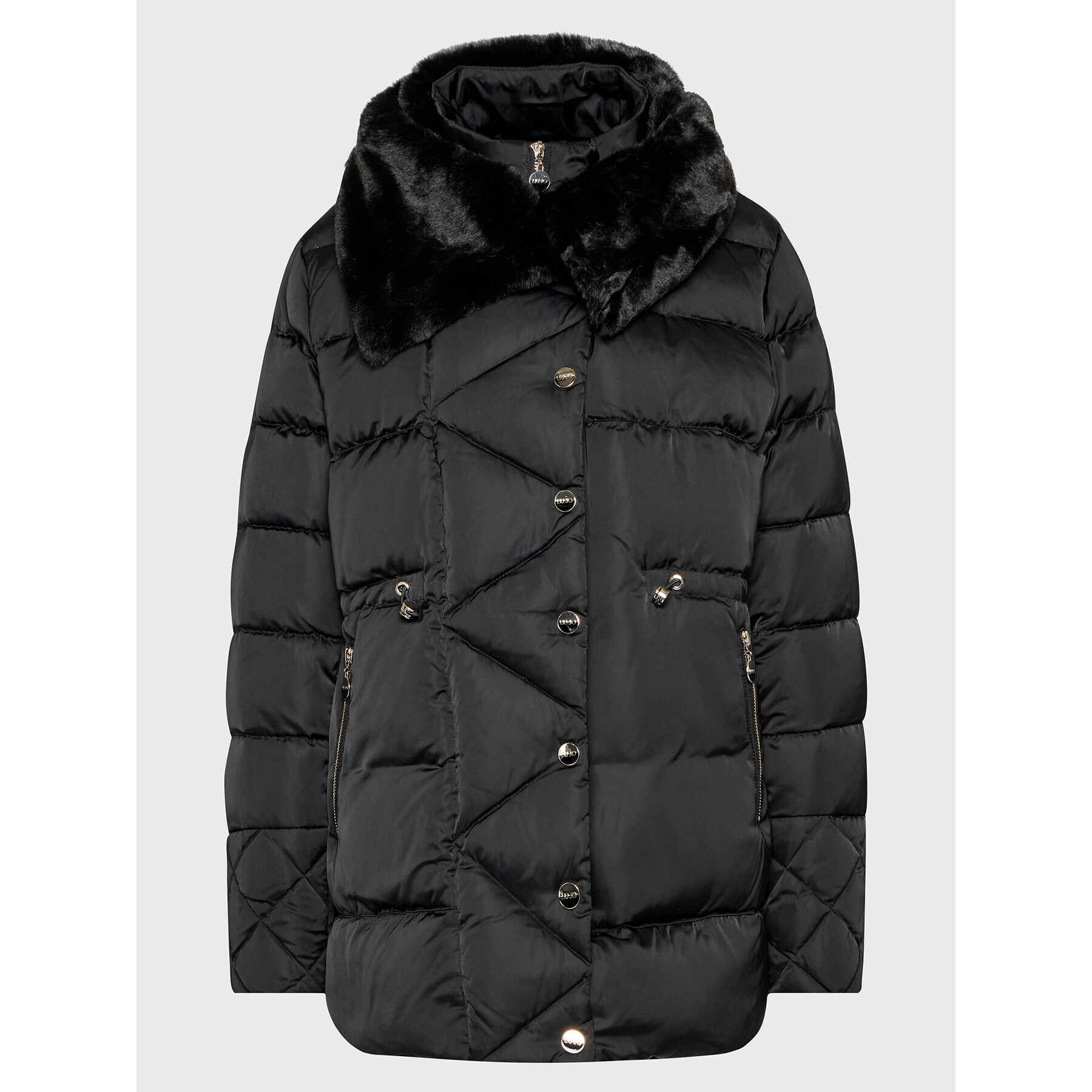 Liu Jo Sport Пухено яке TF2184 T4558 Черен Regular Fit - Pepit.bg