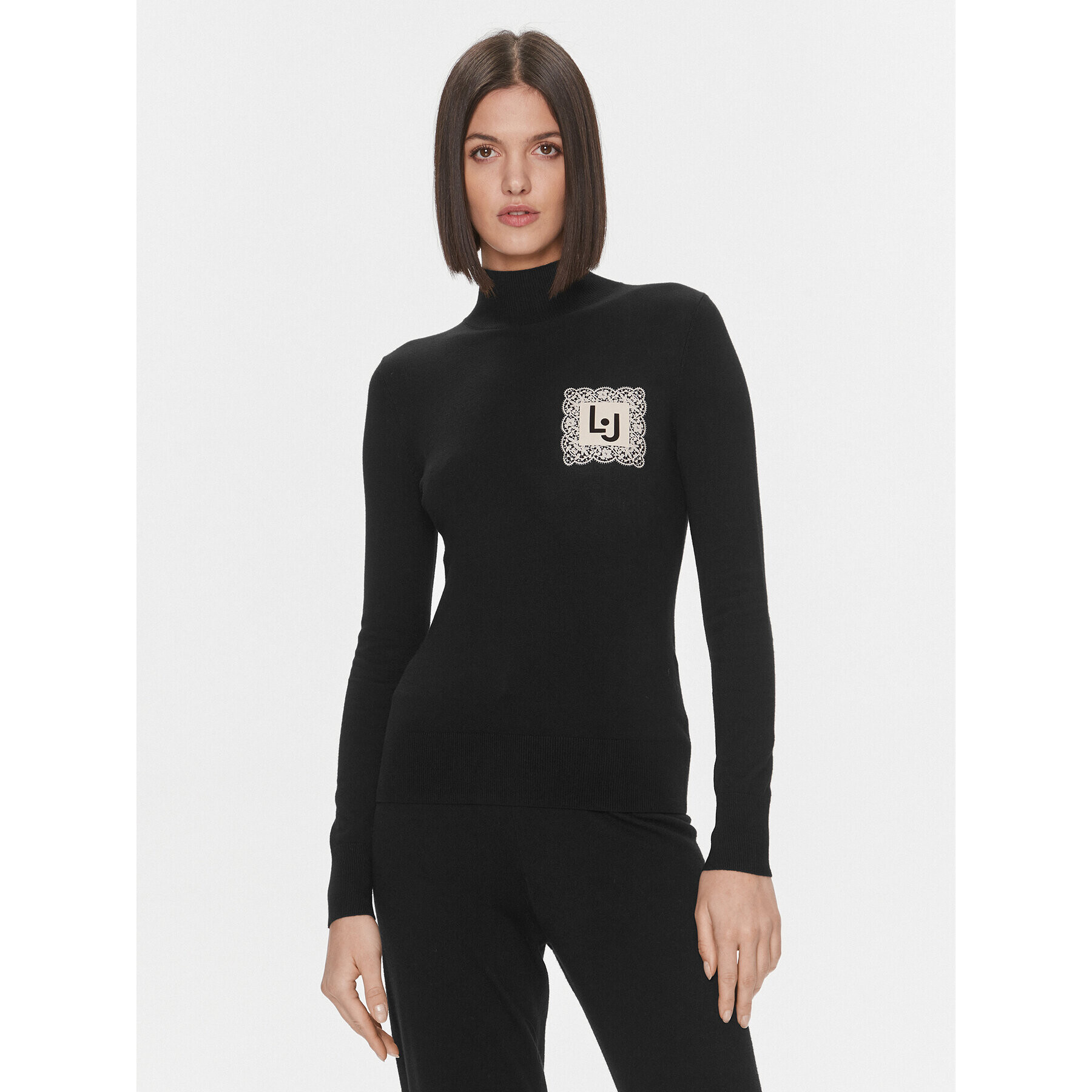 Liu Jo Пуловер 5F3086 MS49I Черен Slim Fit - Pepit.bg