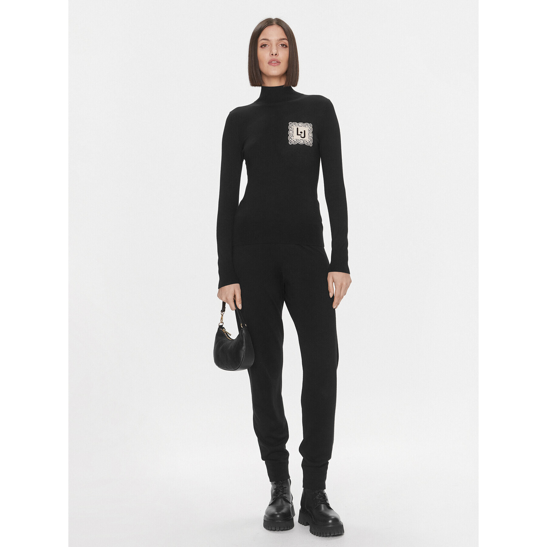 Liu Jo Пуловер 5F3086 MS49I Черен Slim Fit - Pepit.bg