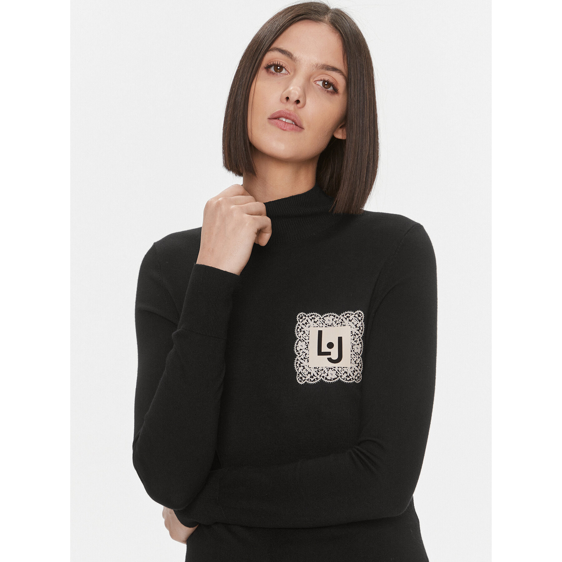 Liu Jo Пуловер 5F3086 MS49I Черен Slim Fit - Pepit.bg