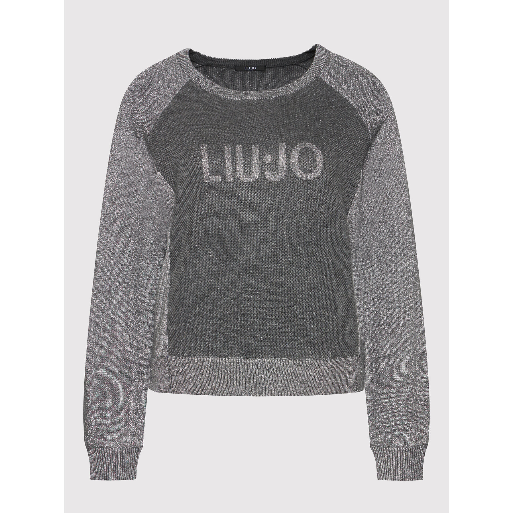 Liu Jo Sport Пуловер TF1189 MA831 Сив Regular Fit - Pepit.bg
