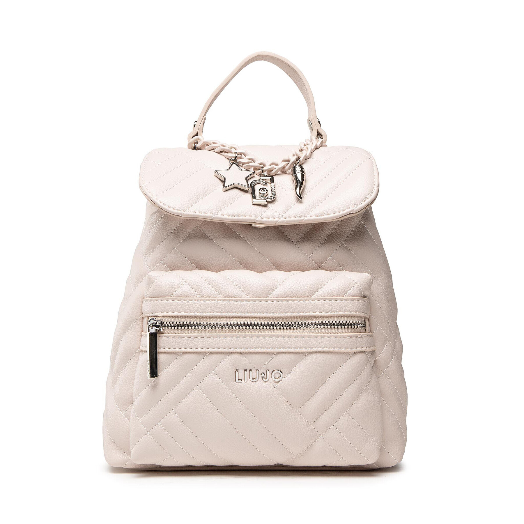 Liu Jo Раница Ecs M Backpack AA2002 E0426 Бежов - Pepit.bg