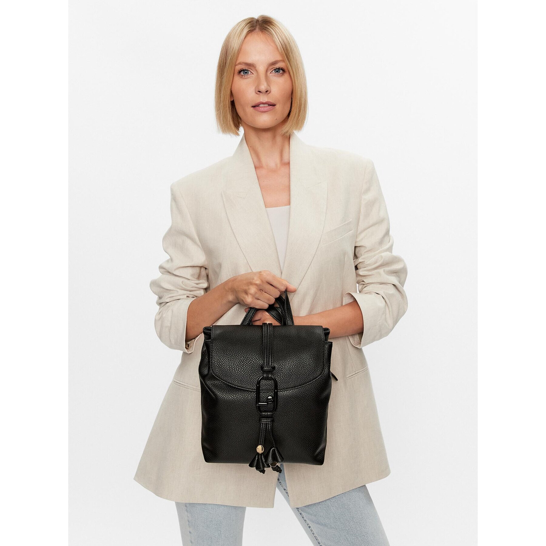 Liu Jo Раница Ecs M Backpack AA3015 E0054 Черен - Pepit.bg