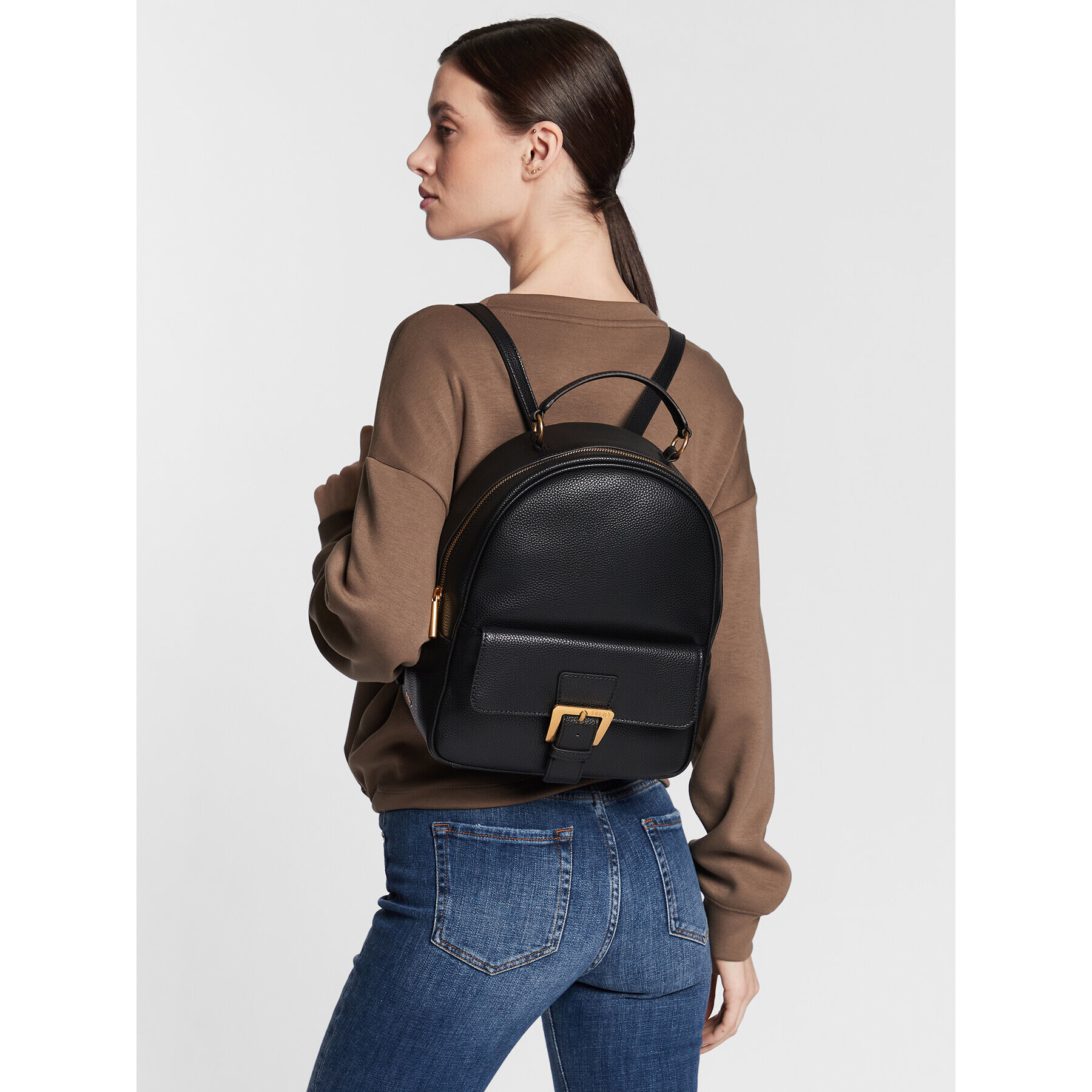 Liu Jo Раница Ecs M Backpack AA3030 E0086 Черен - Pepit.bg
