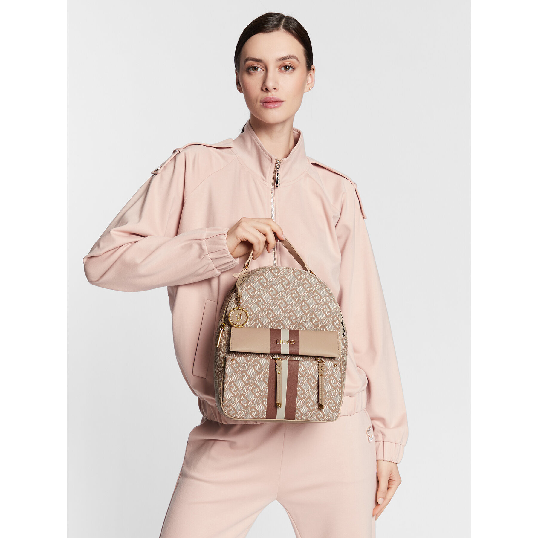 Liu Jo Раница Ecs M Backpack AA3079 E0538 Бежов - Pepit.bg