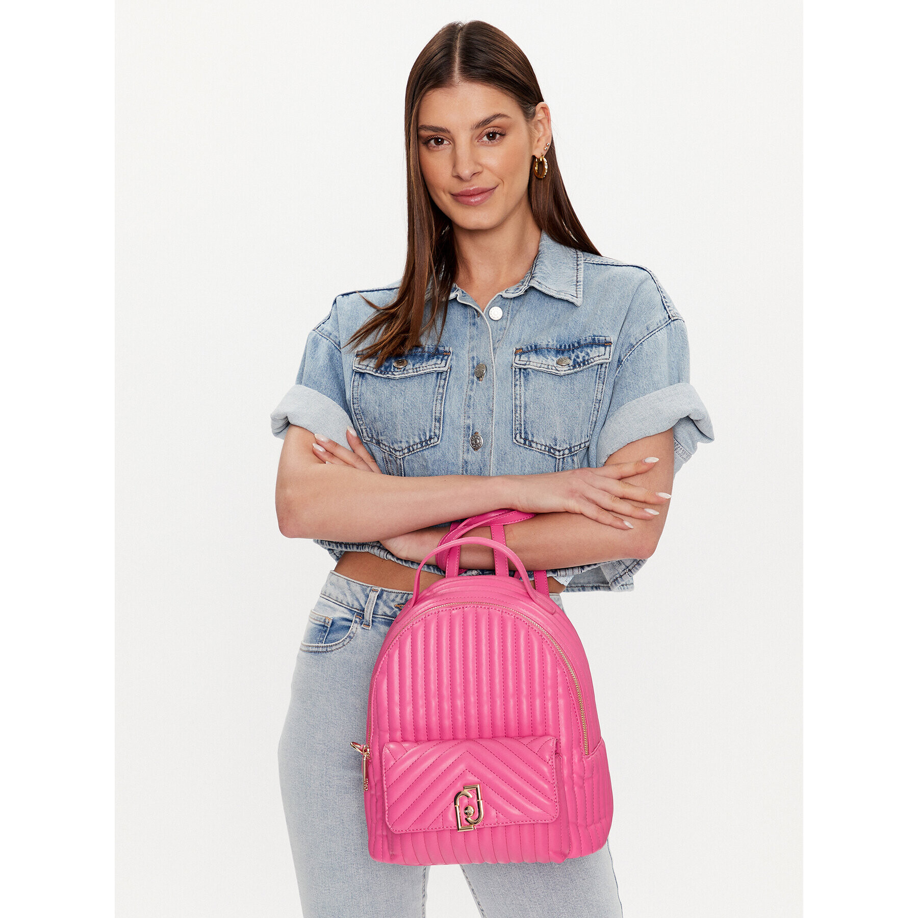 Liu Jo Раница Ecs M Backpack AA3230 E0426 Розов - Pepit.bg