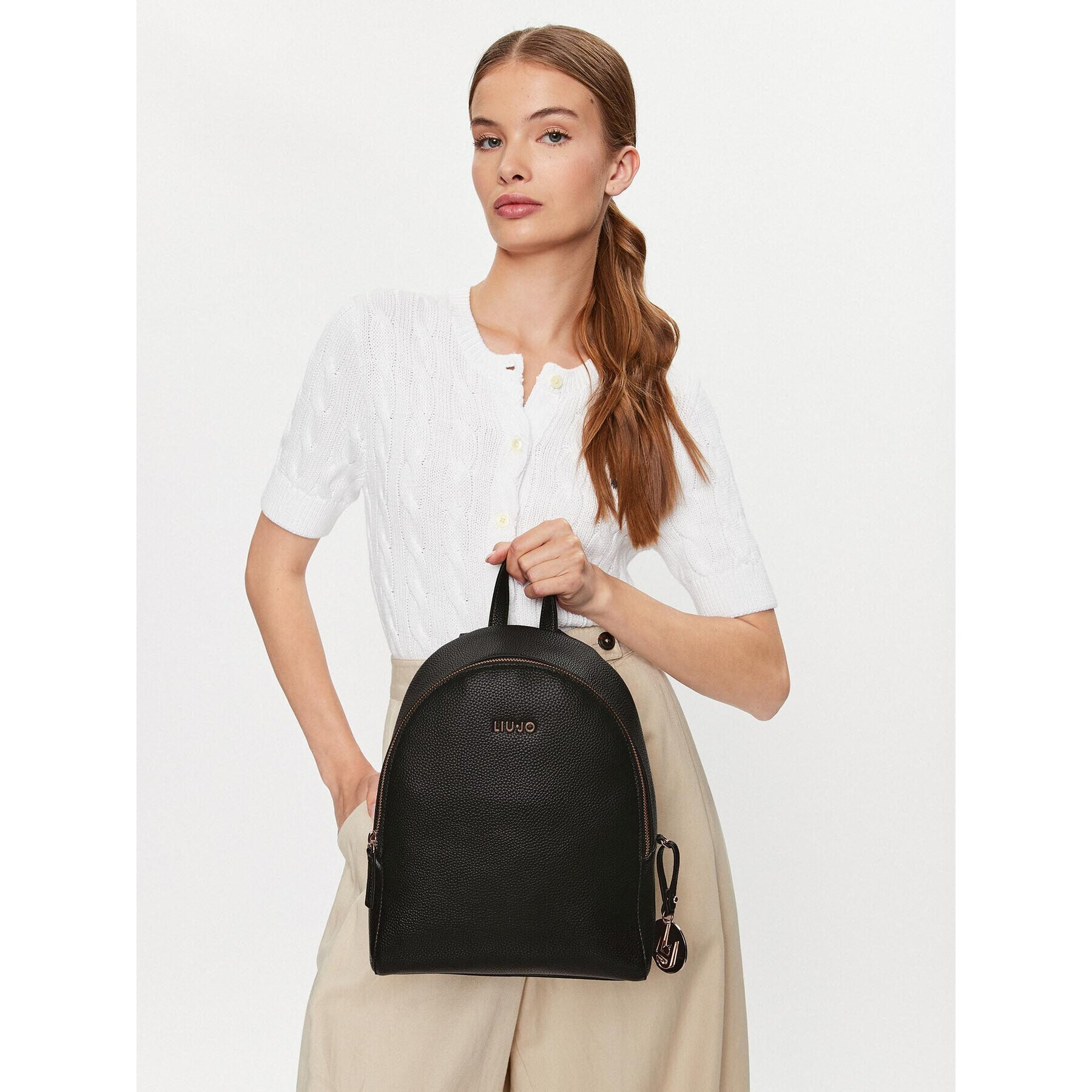 Liu Jo Раница Ecs M Backpack AA3333 E0086 Черен - Pepit.bg