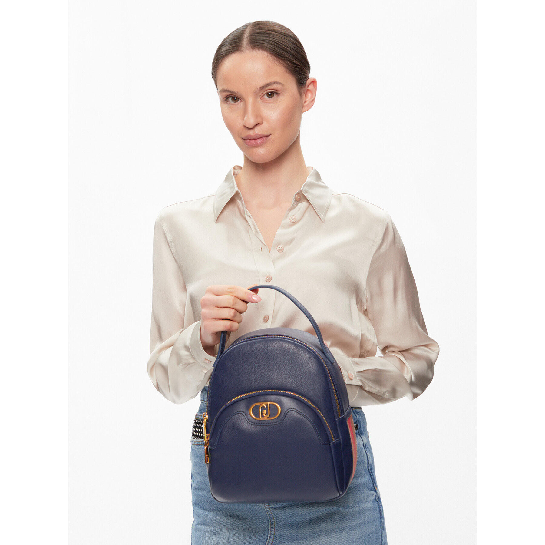Liu Jo Раница Ecs M Backpack AA4029 E0031 Тъмносин - Pepit.bg
