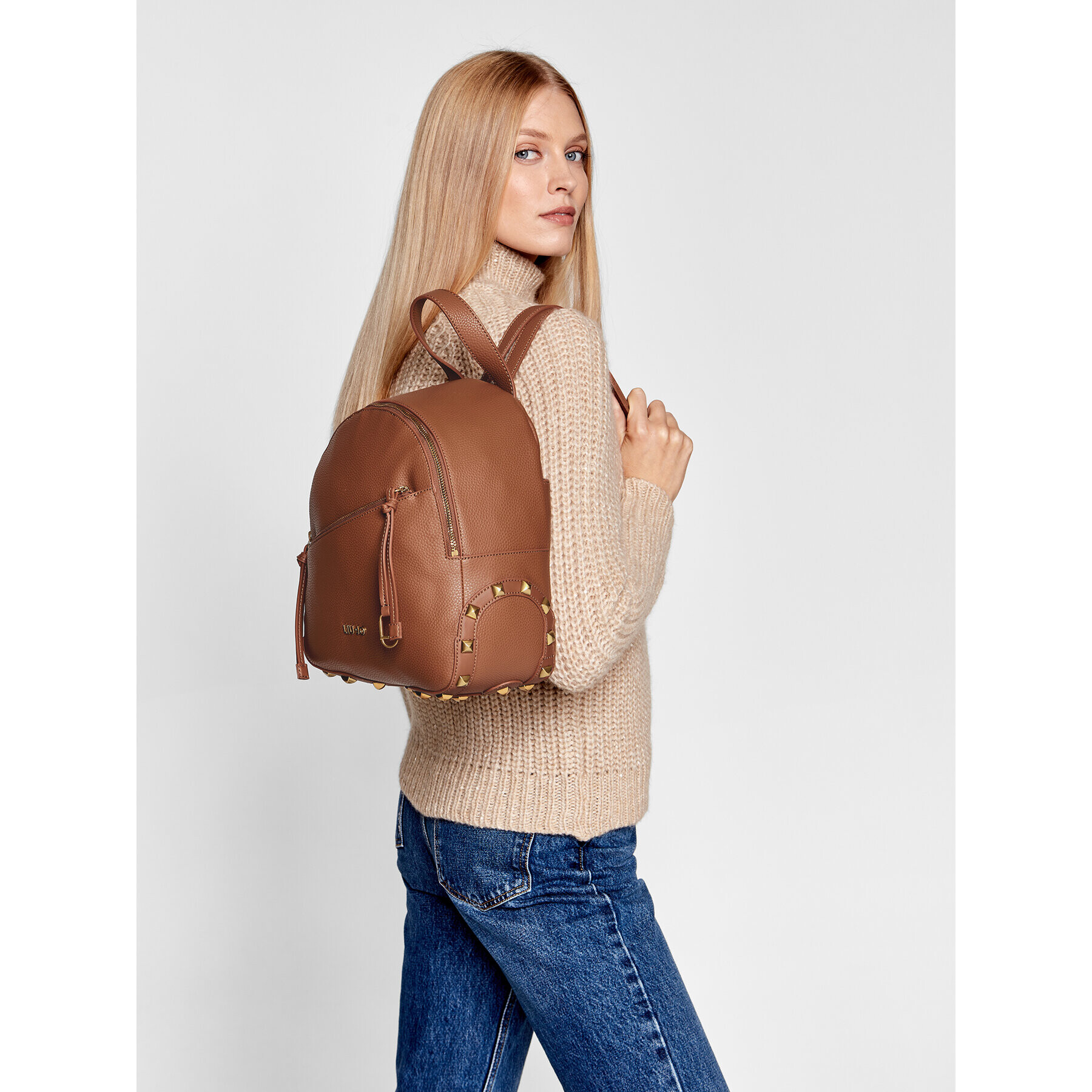 Liu Jo Раница Ecs M Backpack AF2072 E0031 Кафяв - Pepit.bg