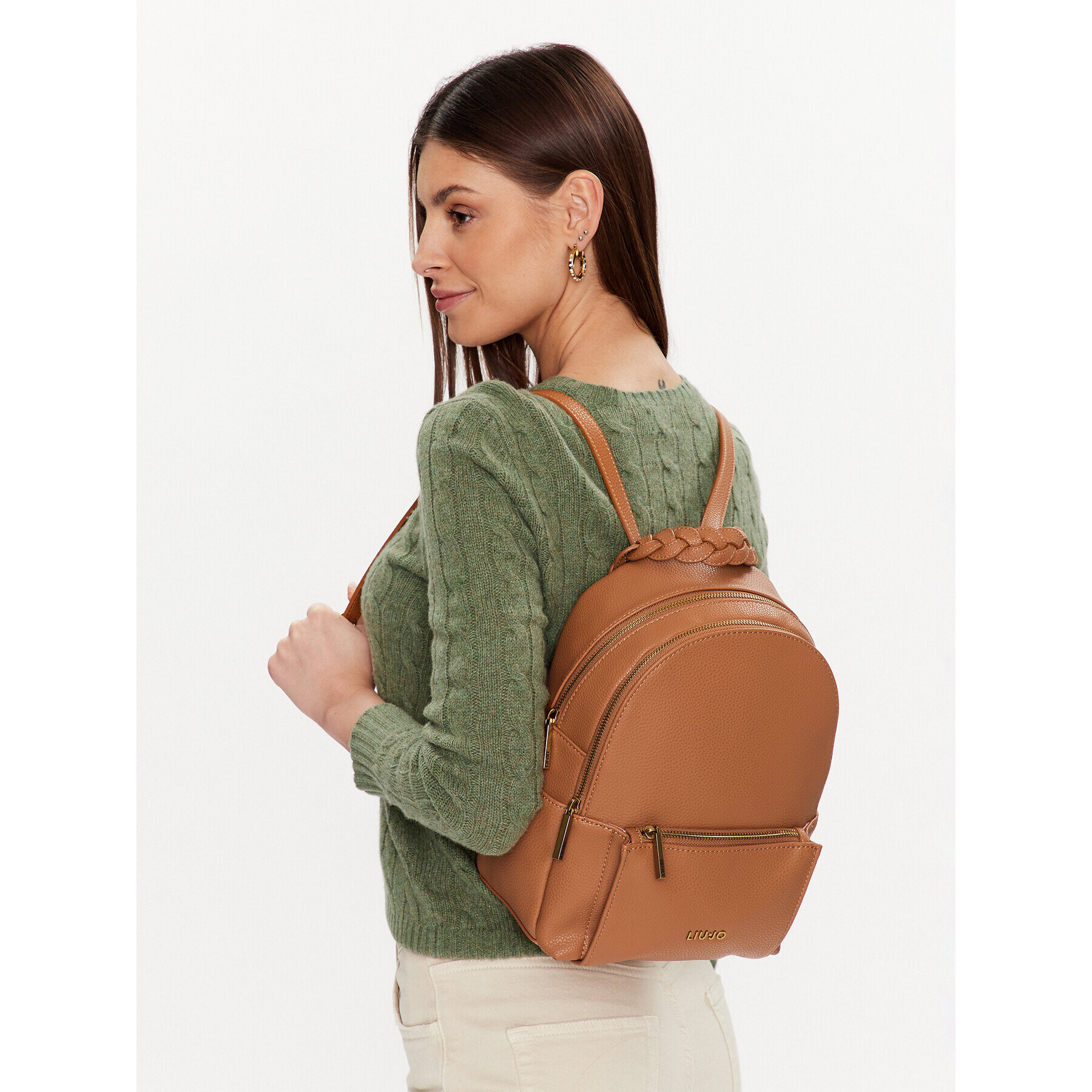 Liu Jo Раница Ecs M Backpack AXX021 E0031 Кафяв - Pepit.bg