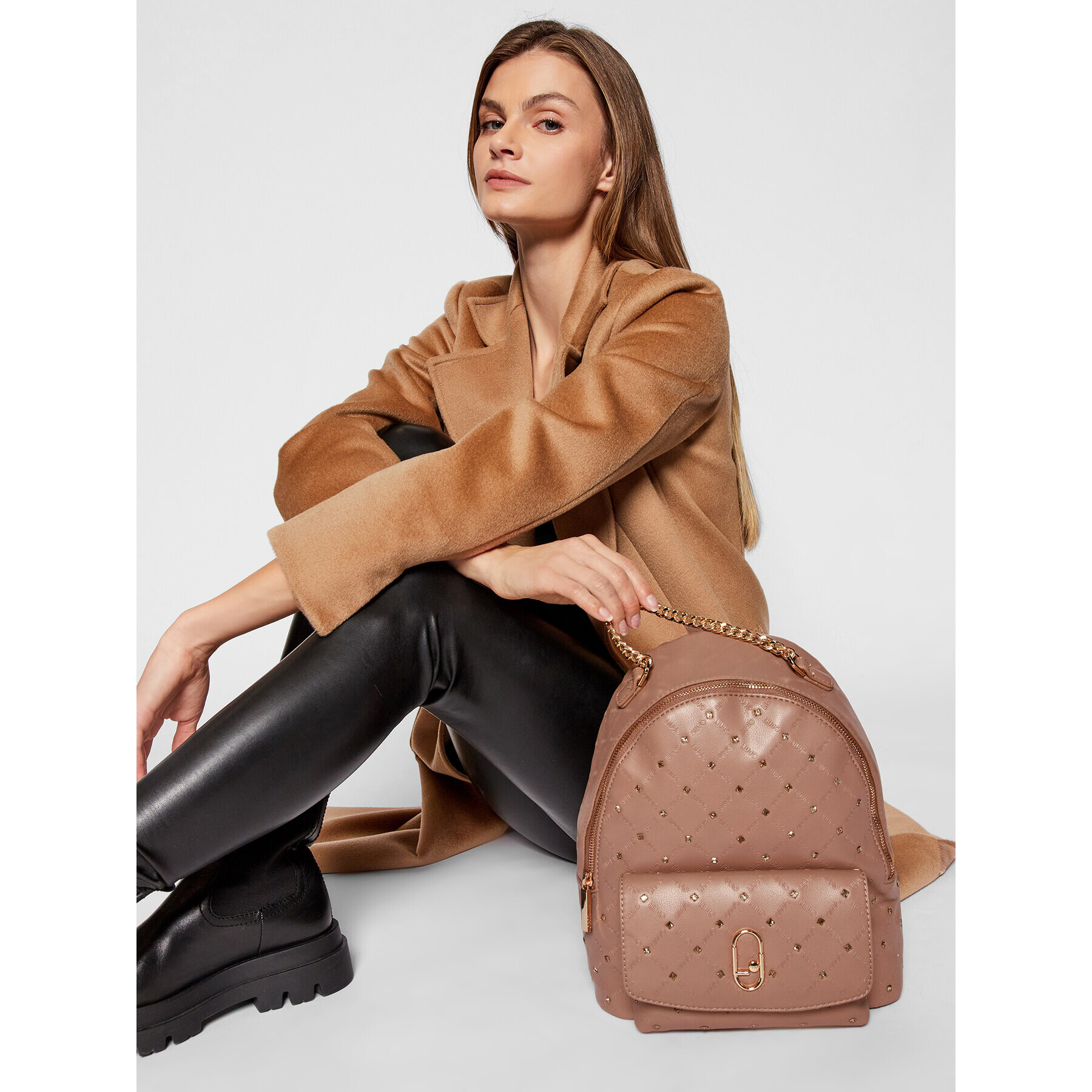 Liu Jo Раница M Backpack AA2243 E0059 Кафяв - Pepit.bg