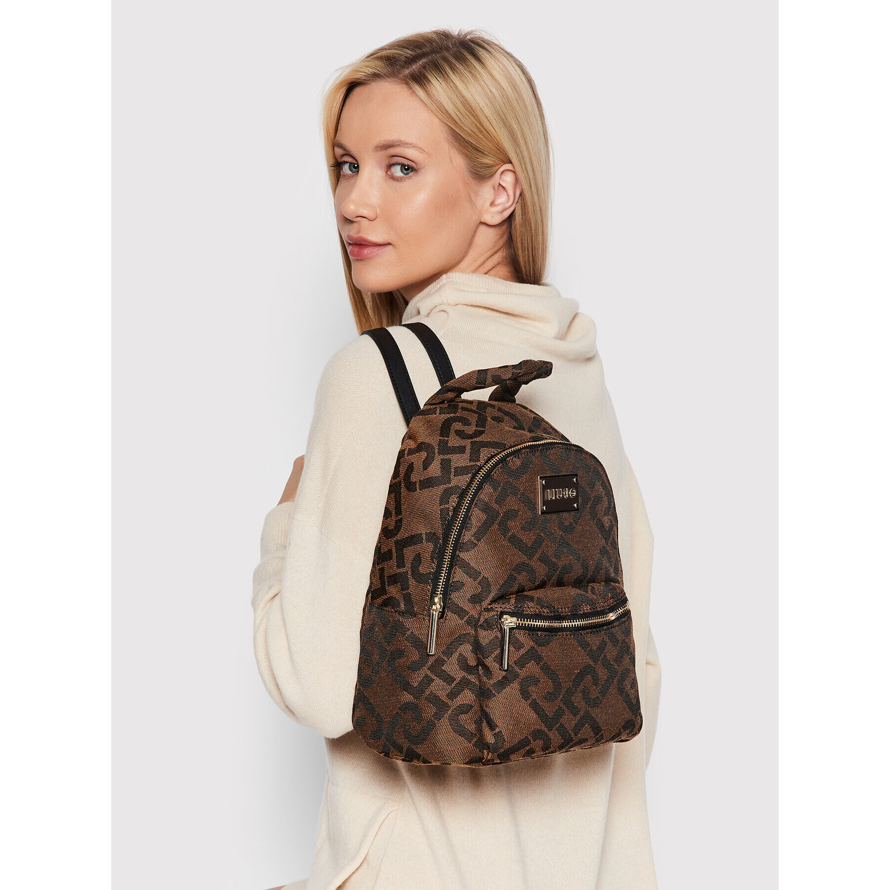 Liu Jo Раница M Backpack AF2230 01138 Кафяв - Pepit.bg