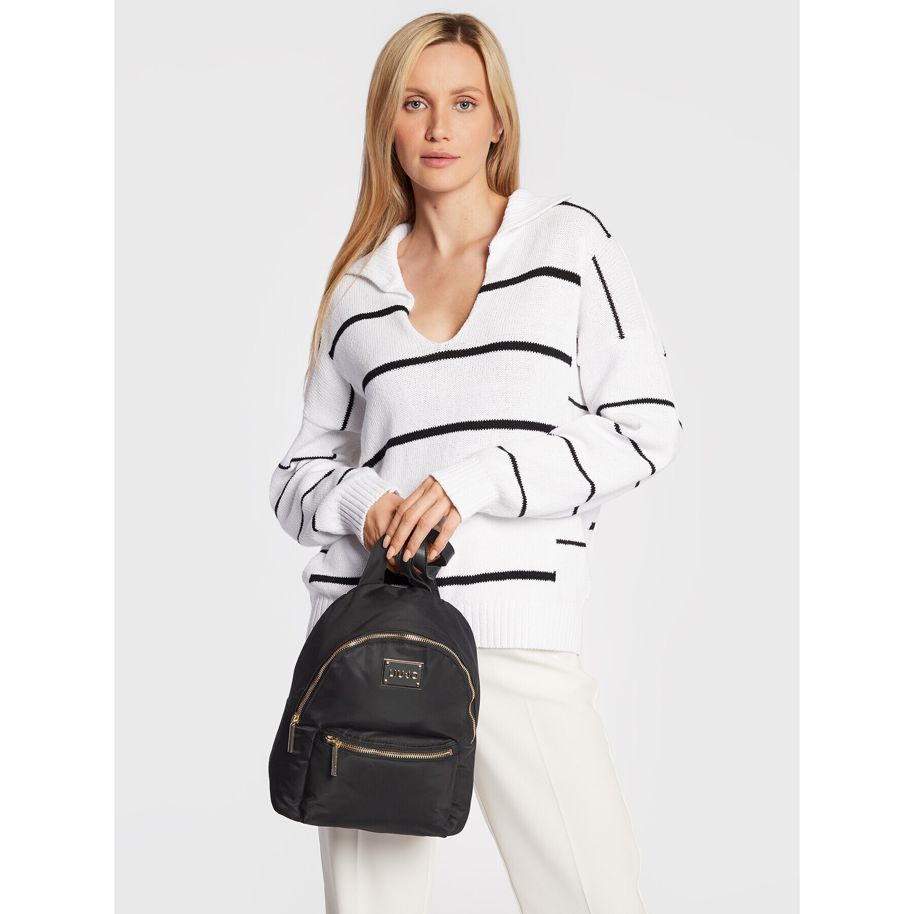 Liu Jo Раница M Backpack AF2230 T4974 Черен - Pepit.bg