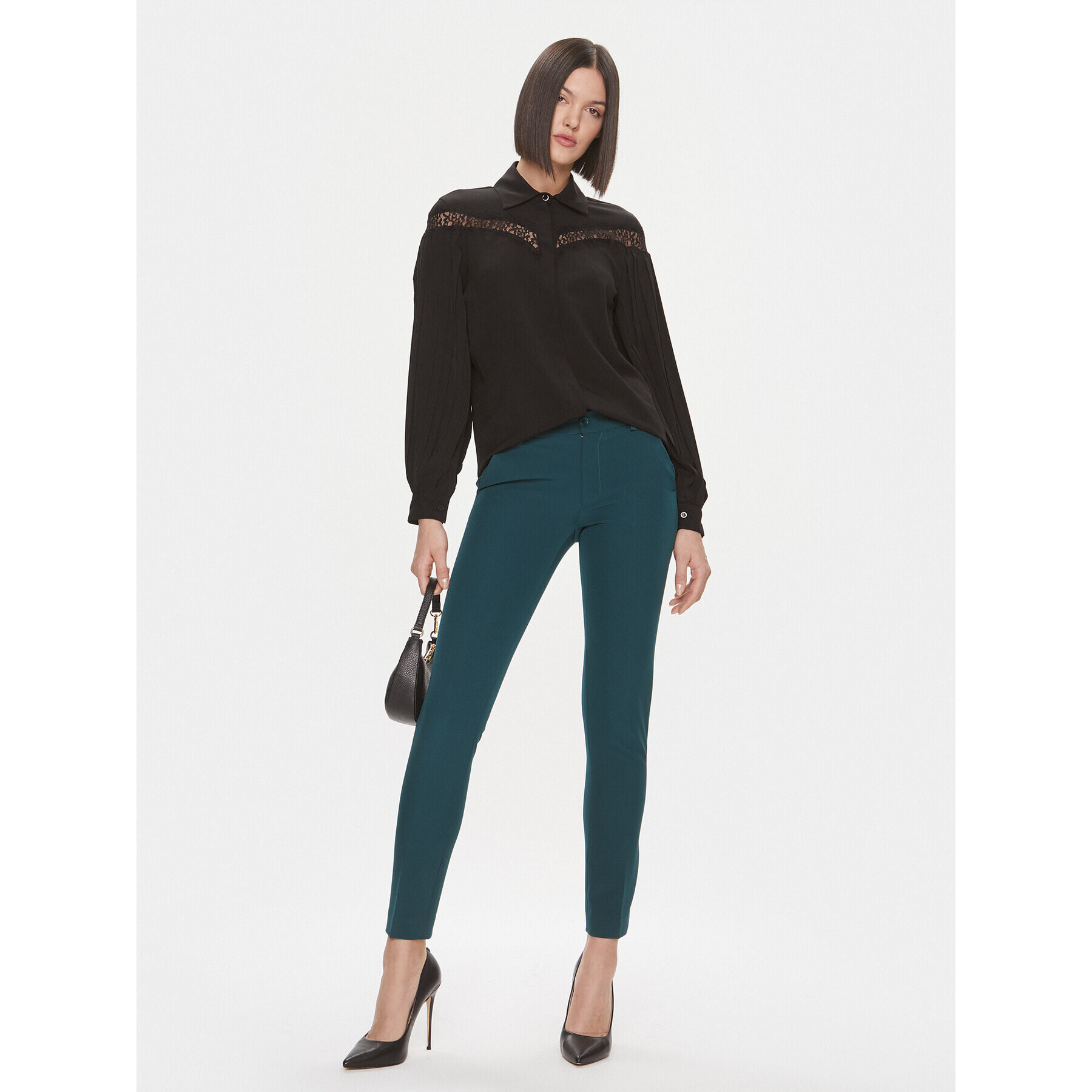 Liu Jo Риза MF3137 T9121 Черен Relaxed Fit - Pepit.bg
