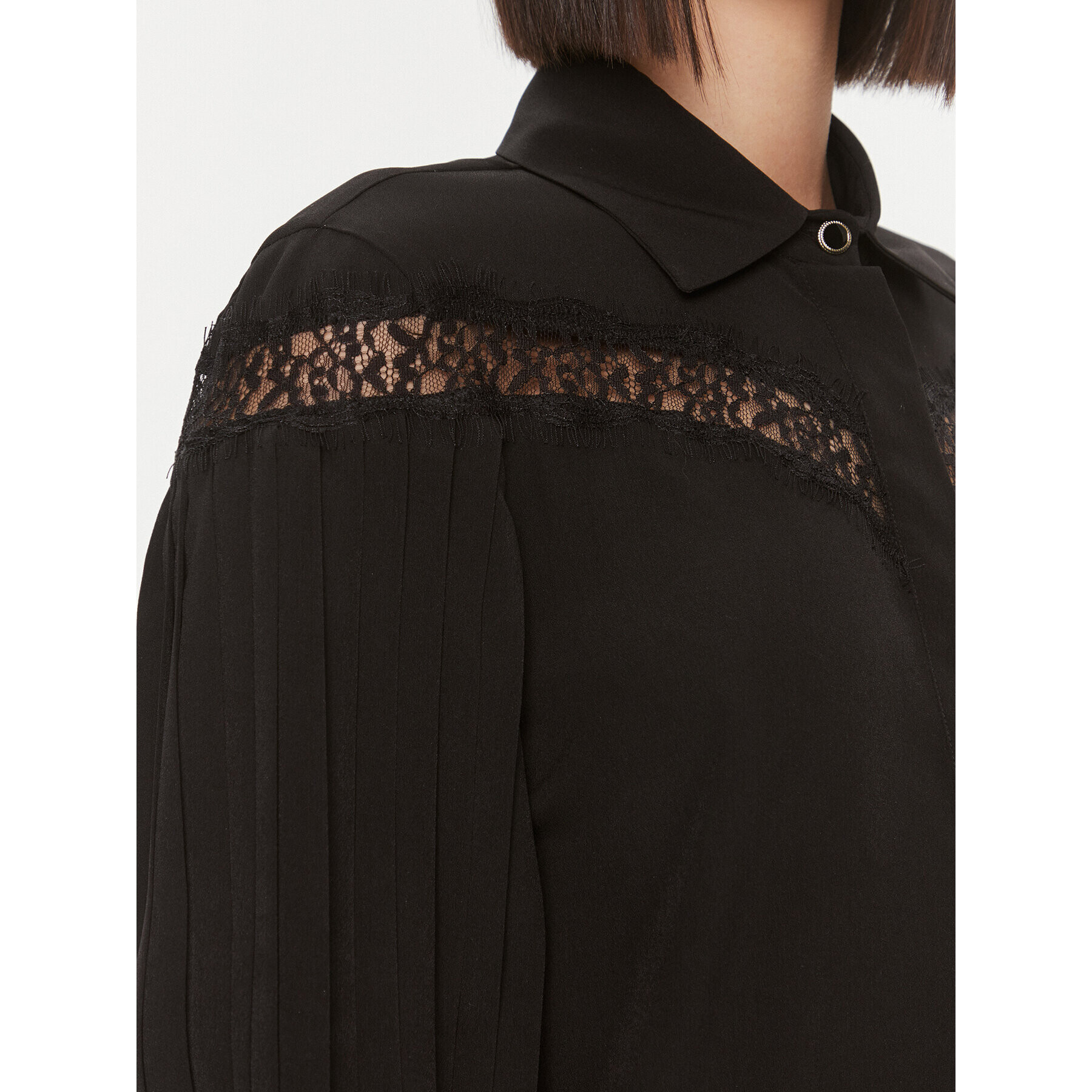 Liu Jo Риза MF3137 T9121 Черен Relaxed Fit - Pepit.bg