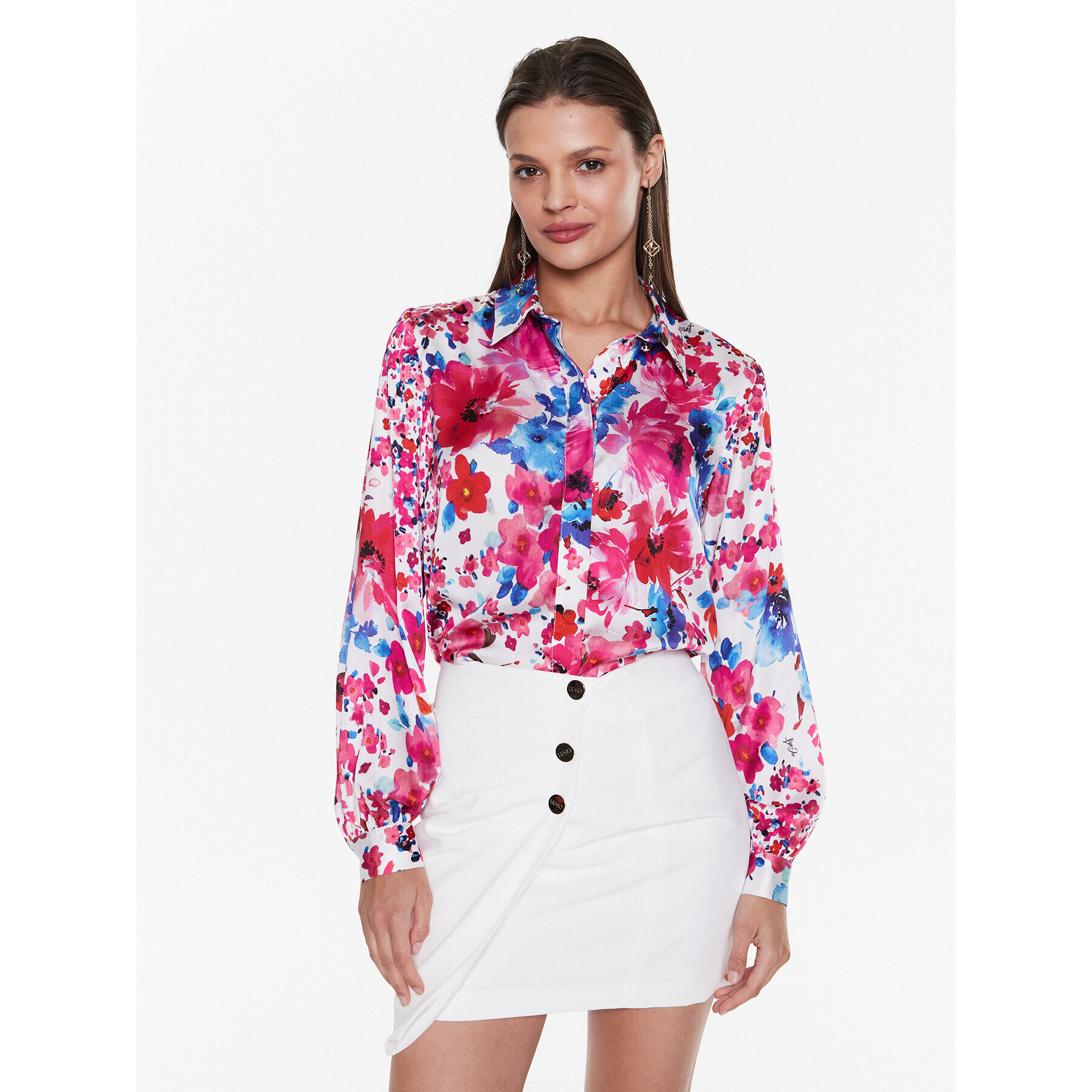 Liu Jo Риза WA3512 T8876 Розов Regular Fit - Pepit.bg