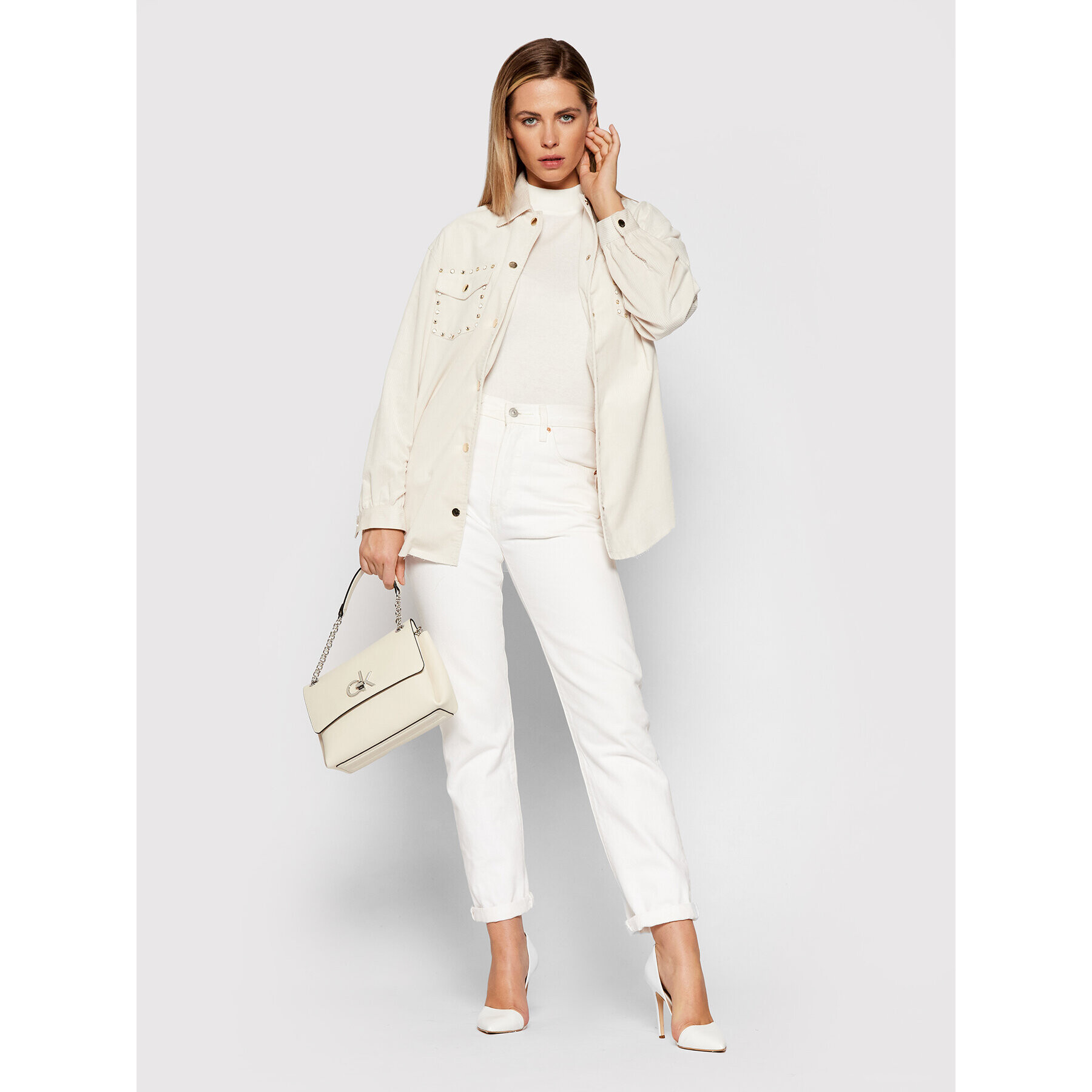 Liu Jo Риза WF1164 T3012 Бежов Relaxed Fit - Pepit.bg