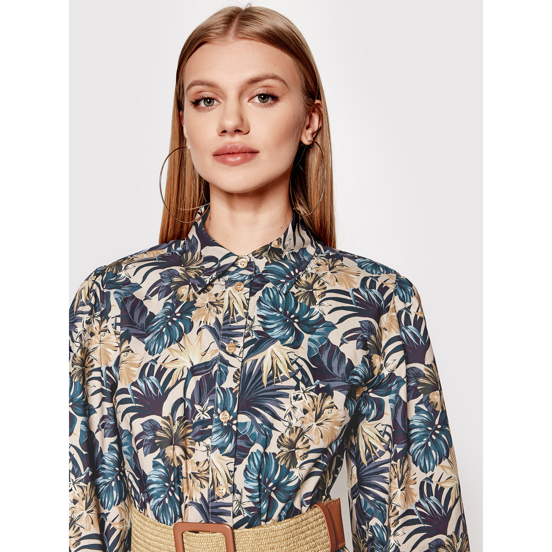 Liu Jo Рокля тип риза WA2401 T4883 Бежов Regular Fit - Pepit.bg