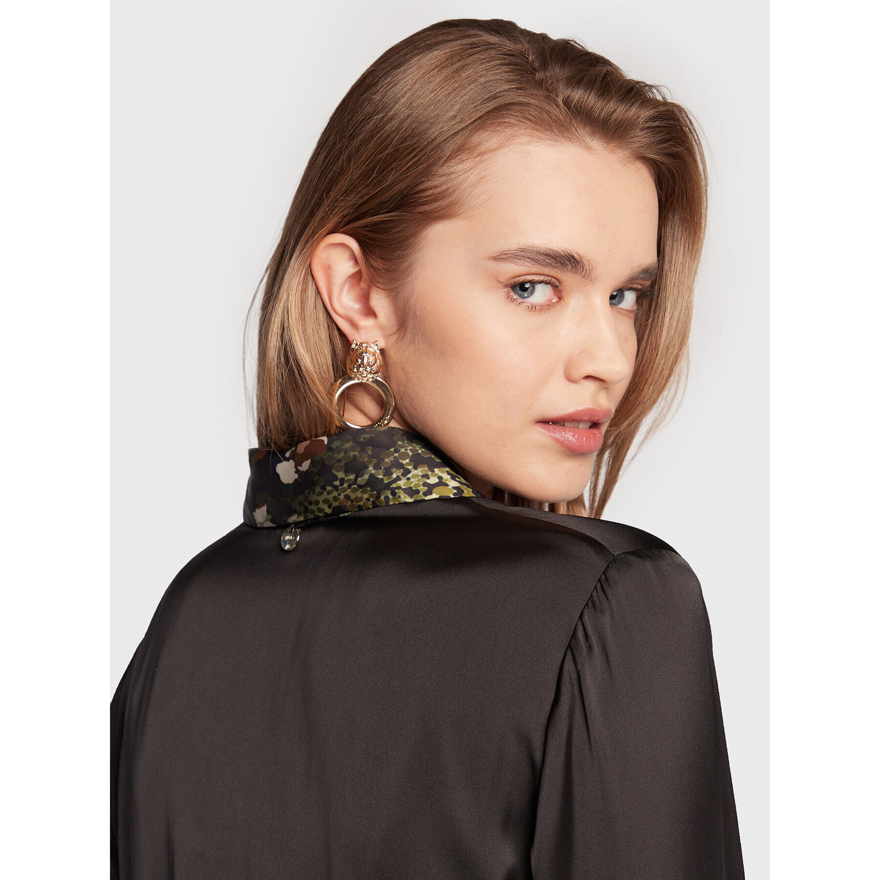 Liu Jo Рокля тип риза WF2111 T3247 Черен Regular Fit - Pepit.bg