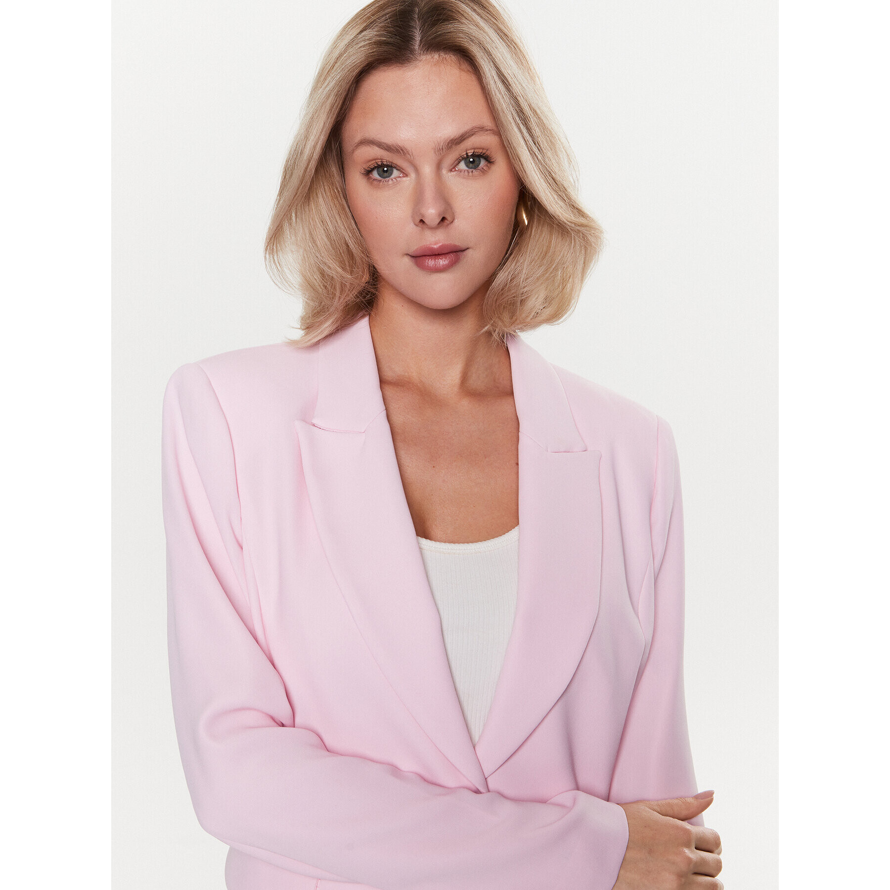 Liu Jo Сако CA3310 T2506 Розов Slim Fit - Pepit.bg