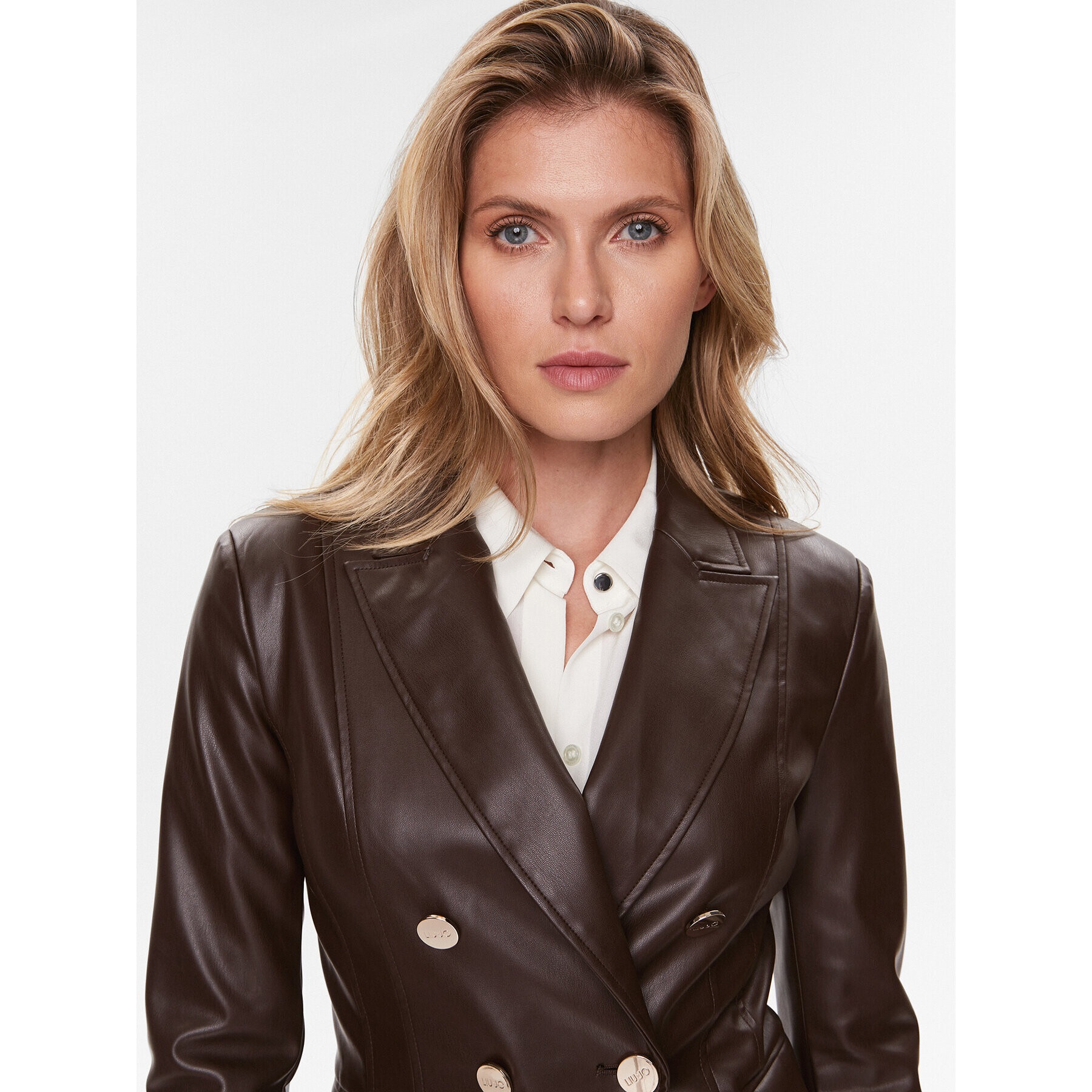 Liu Jo Сако CF3012 E0624 Кафяв Regular Fit - Pepit.bg