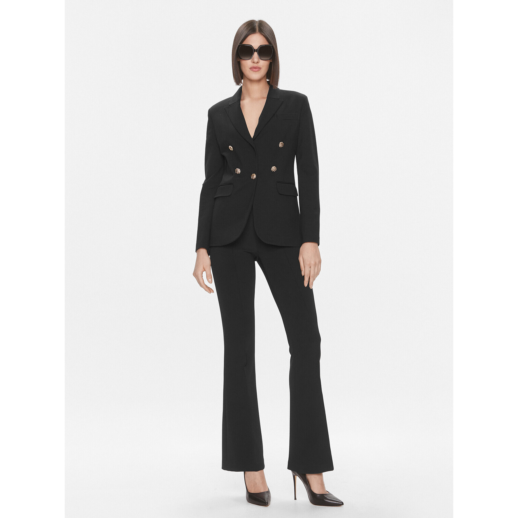 Liu Jo Сако MF3101 J9189 Черен Slim Fit - Pepit.bg