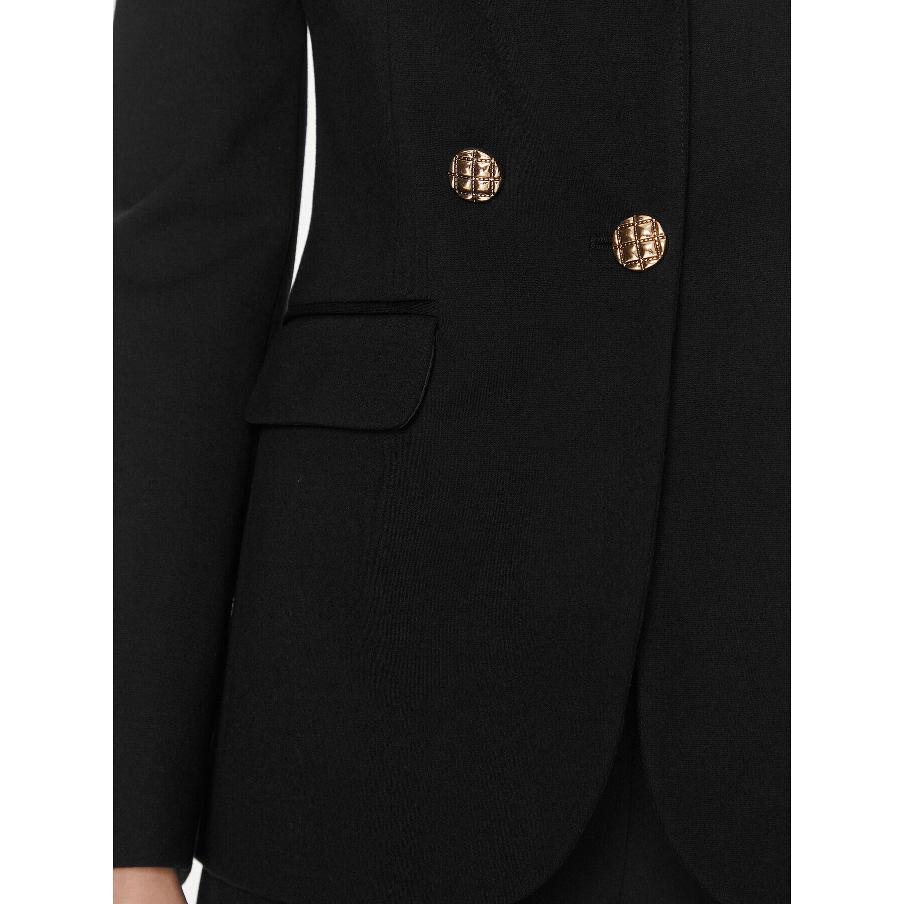 Liu Jo Сако MF3101 J9189 Черен Slim Fit - Pepit.bg
