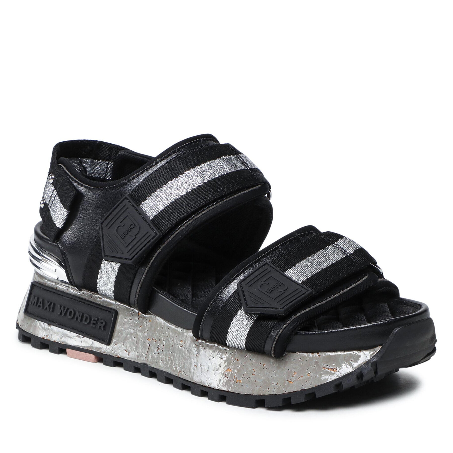 Liu Jo Сандали Maxi Wonder Sandal 13 BA2159 PX102 Черен - Pepit.bg
