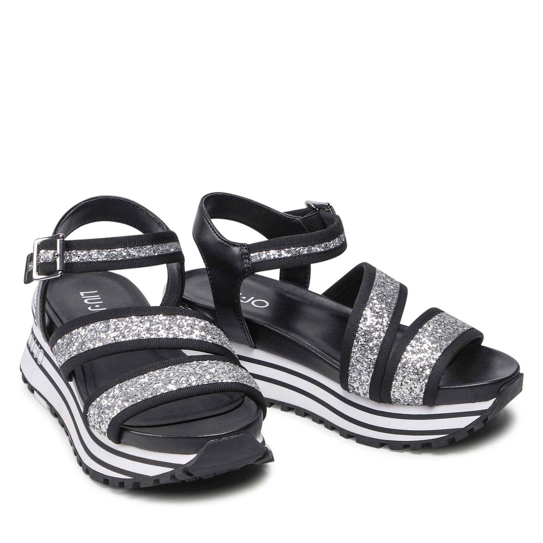 Liu Jo Сандали Maxi Wonder Sandal 15 BA2147 TX053 Черен - Pepit.bg