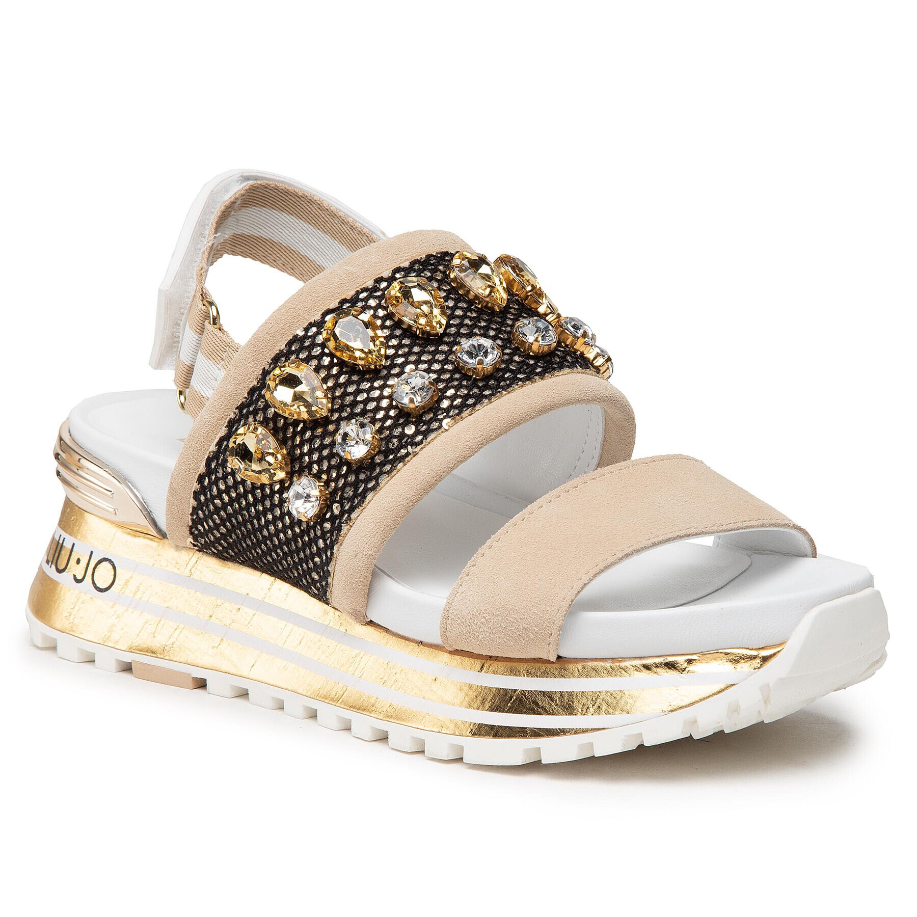 Liu Jo Сандали Maxi Wonder Sandal 6 BA1071 TX085 Бежов - Pepit.bg