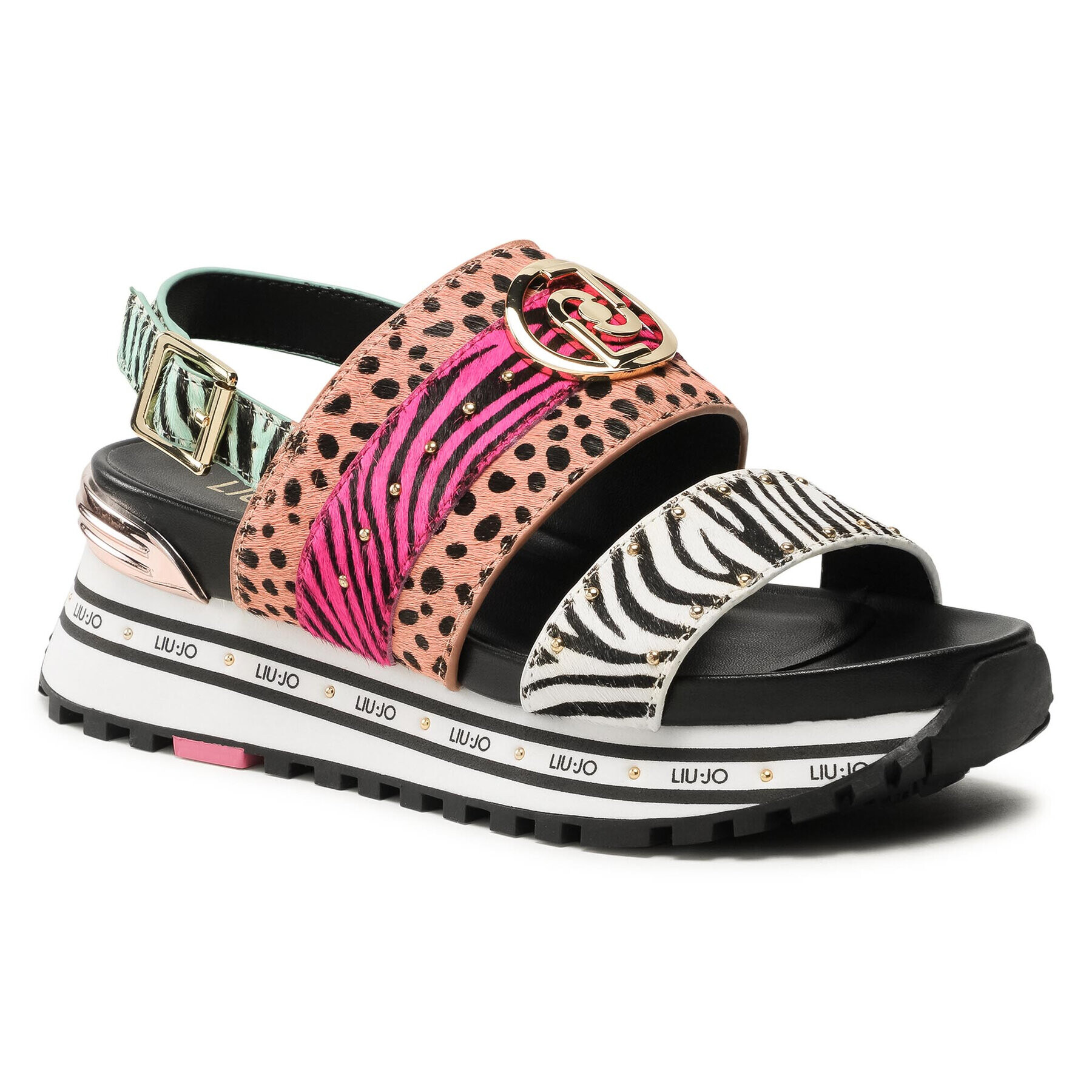 Liu Jo Сандали Maxi Wonder Sandal 8 BA1075 PX131 Розов - Pepit.bg
