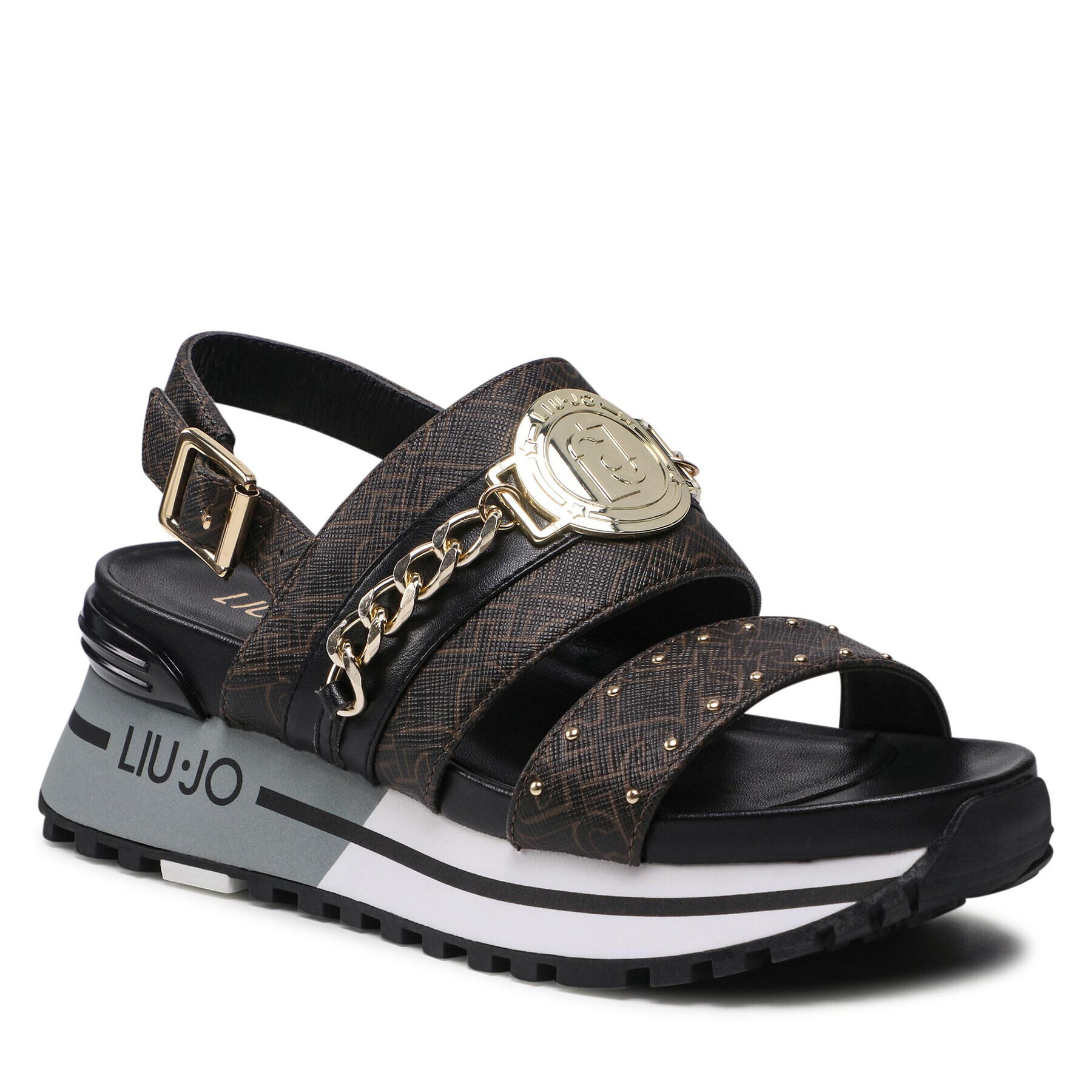 Liu Jo Сандали Maxi Wonder Sandal 8 BA2149 EX057 Кафяв - Pepit.bg