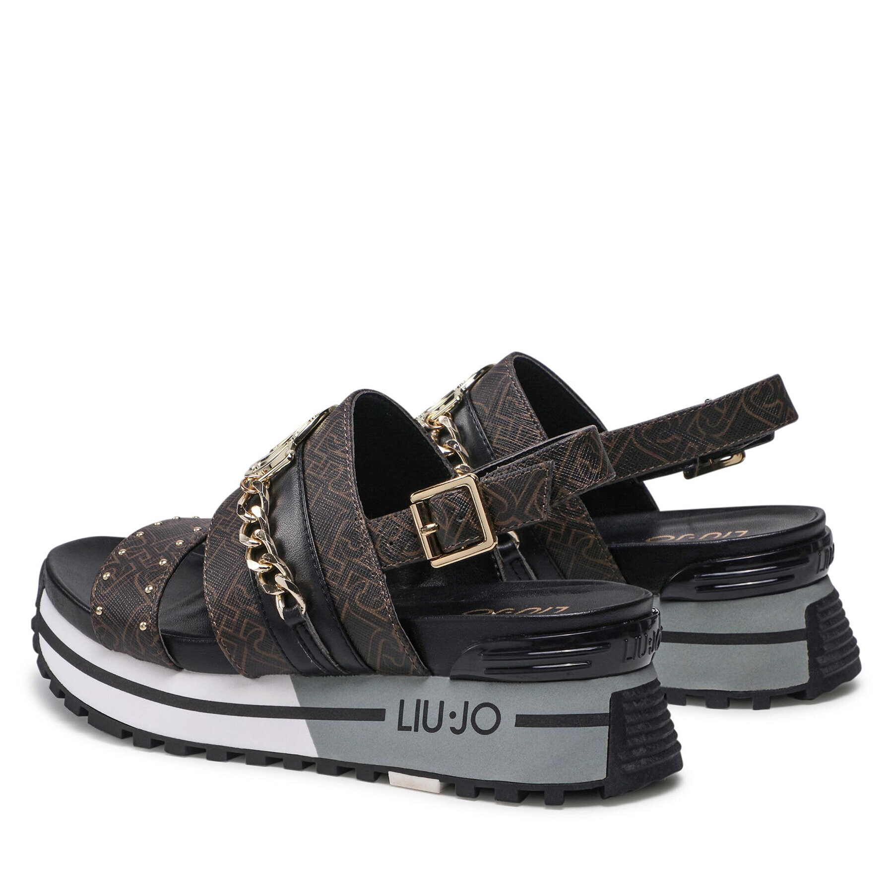 Liu Jo Сандали Maxi Wonder Sandal 8 BA2149 EX057 Кафяв - Pepit.bg