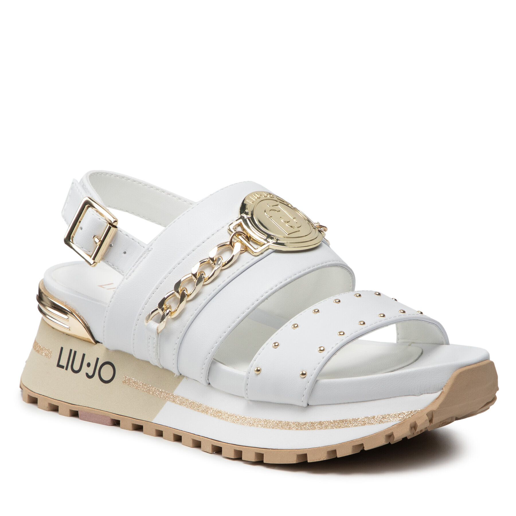 Liu Jo Сандали Maxi Wonder Sandal 8 BA2149 P0102 Бял - Pepit.bg