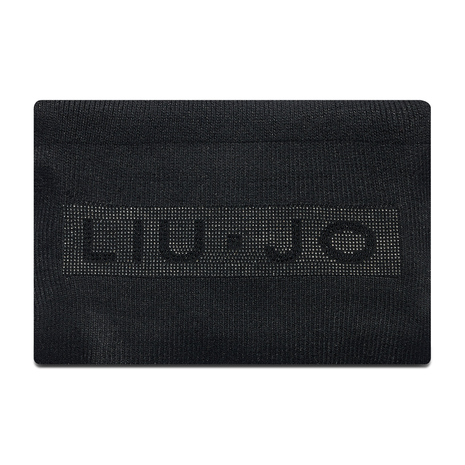 Liu Jo Шал Sciarpa Logo Strass 3F1012 M0300 Черен - Pepit.bg