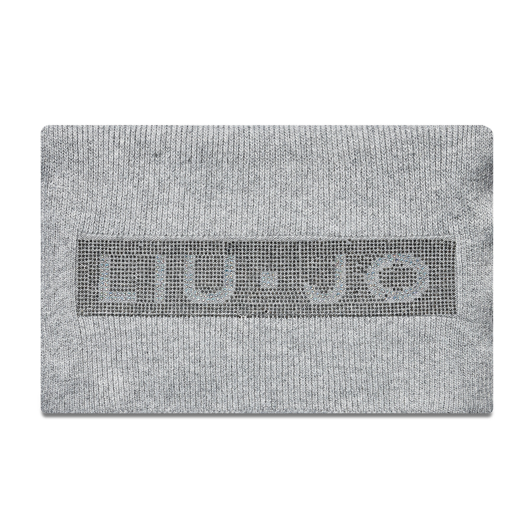 Liu Jo Шал Sciarpa Logo Strass 3F1012 M0300 Сив - Pepit.bg
