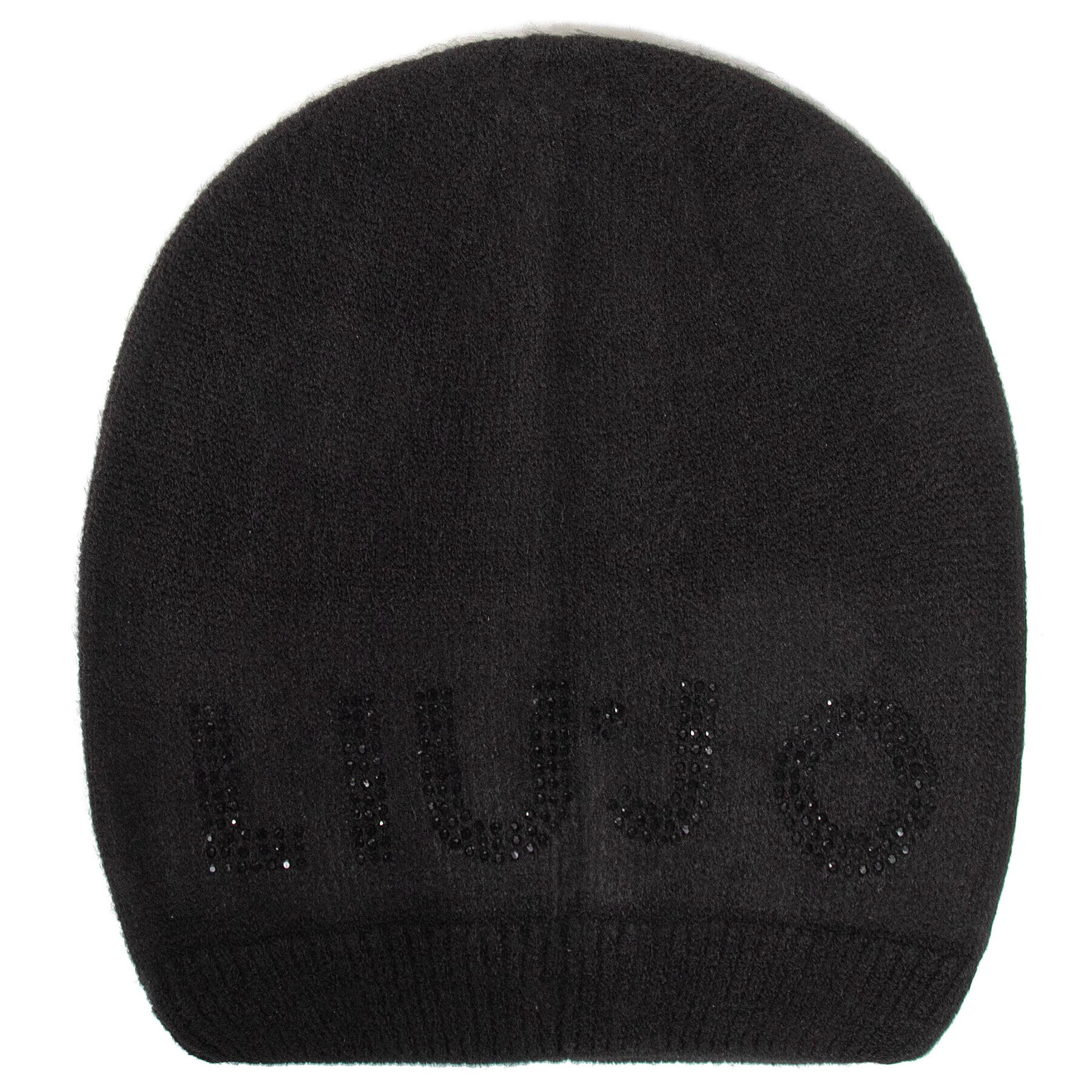 Liu Jo Шапка Beanie Logo Strass 2F0010 M0300 Черен - Pepit.bg
