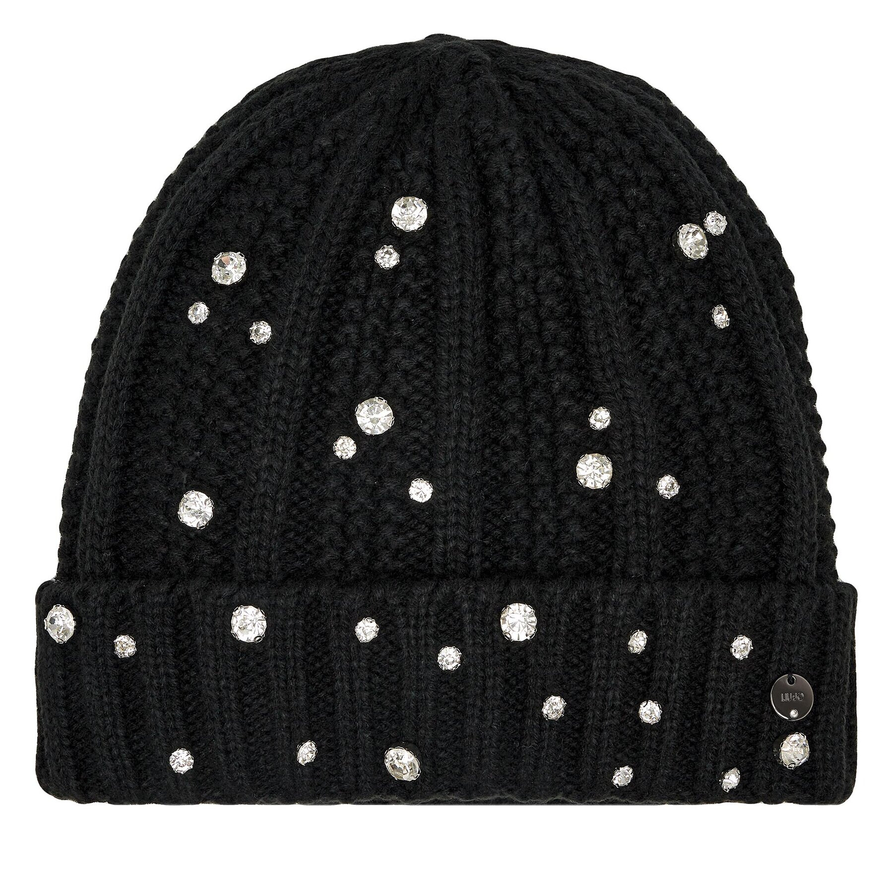 Liu Jo Шапка Cappello Con Applica 2F3065 M0300 Черен - Pepit.bg