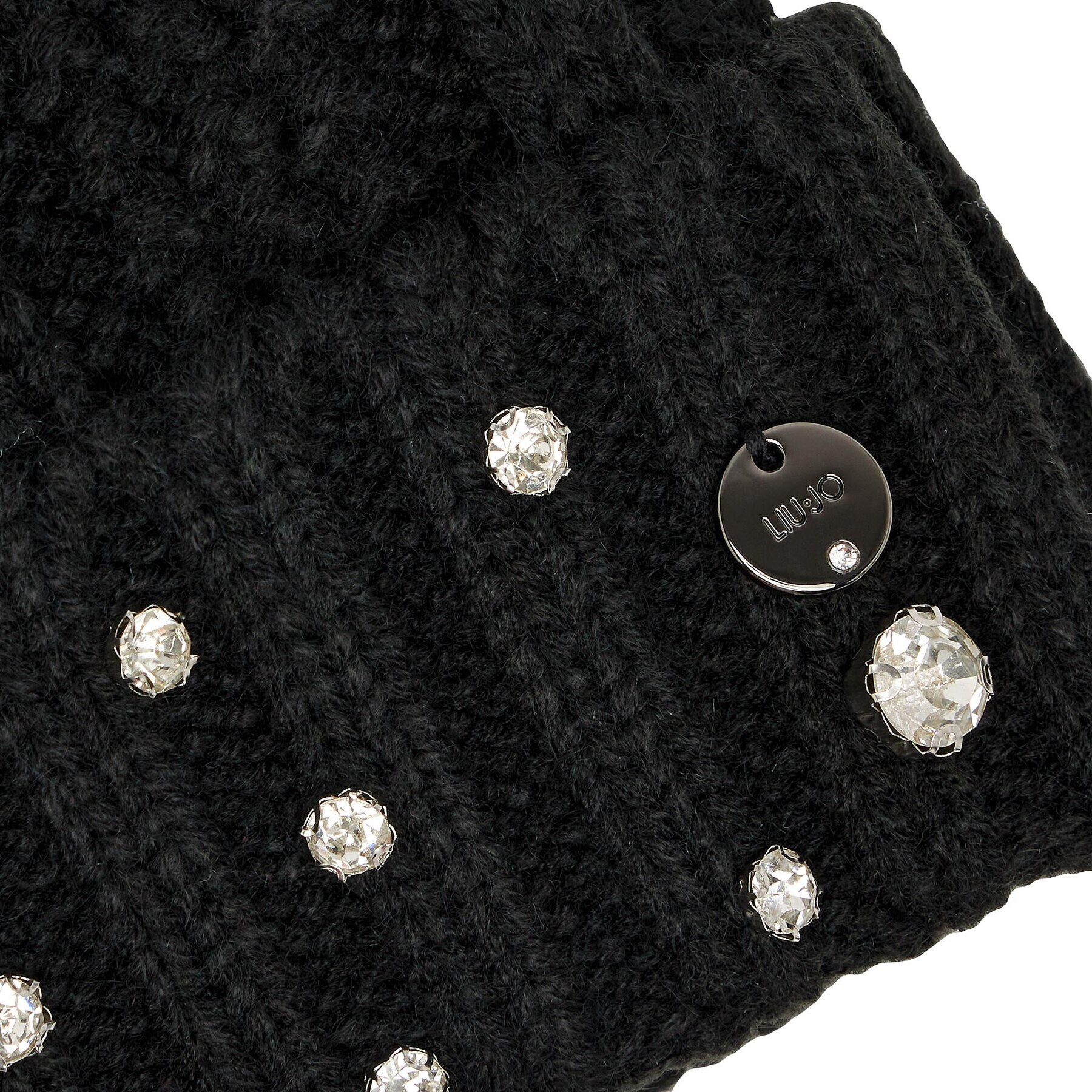 Liu Jo Шапка Cappello Con Applica 2F3065 M0300 Черен - Pepit.bg