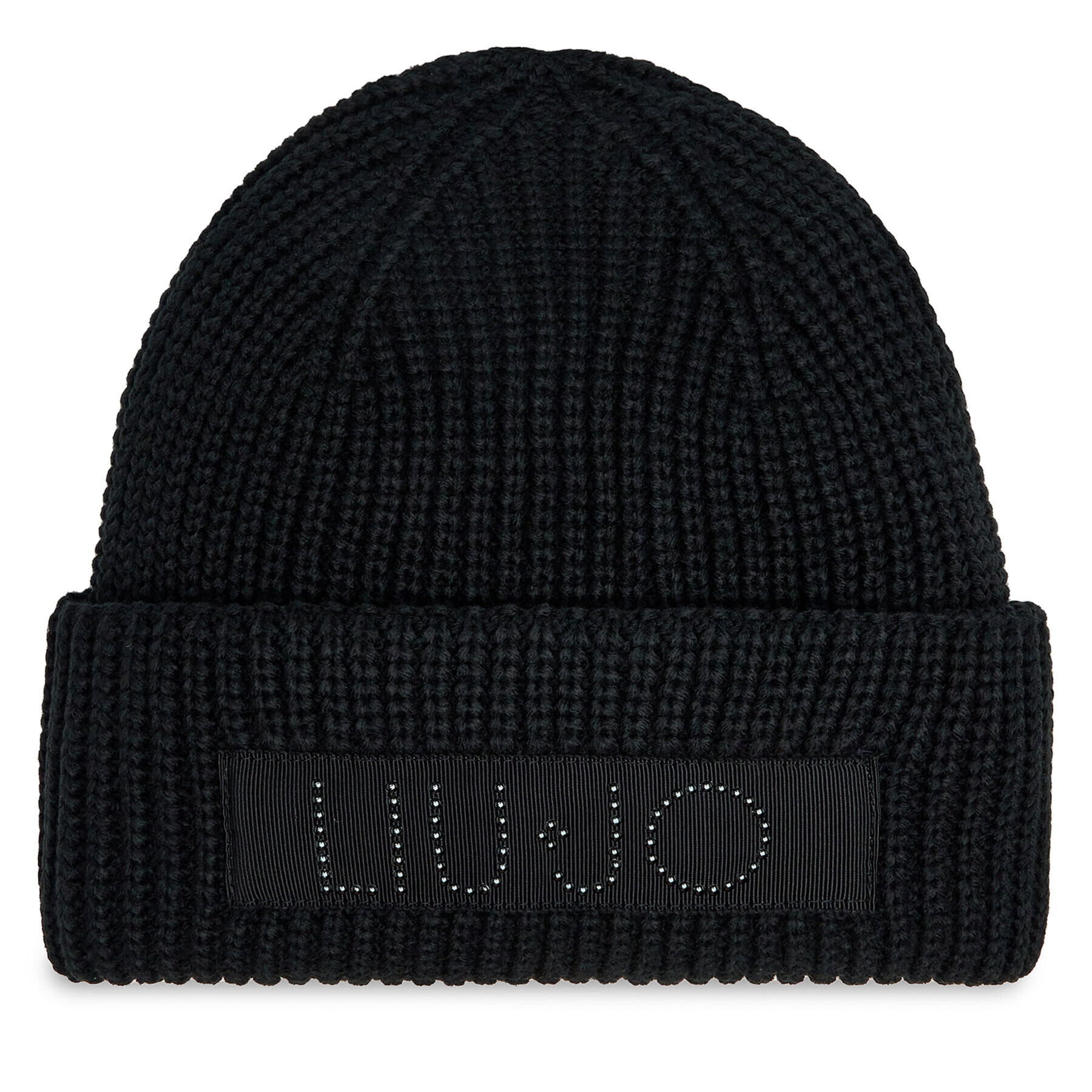 Liu Jo Шапка Cappello Logo Applic 2F3041 M0300 Черен - Pepit.bg