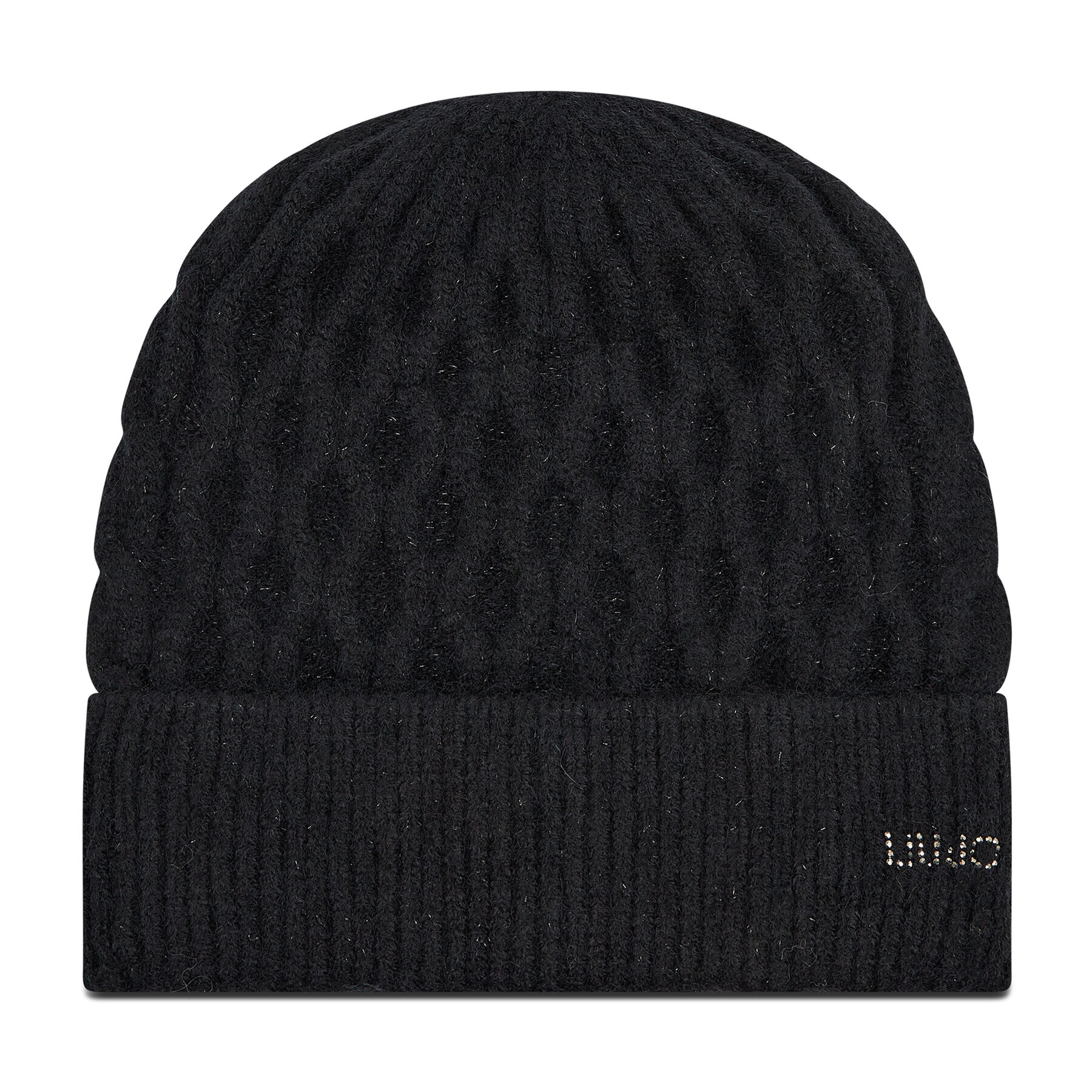 Liu Jo Шапка Cuffia Nido D Ape 3F1009 M0300 Черен - Pepit.bg