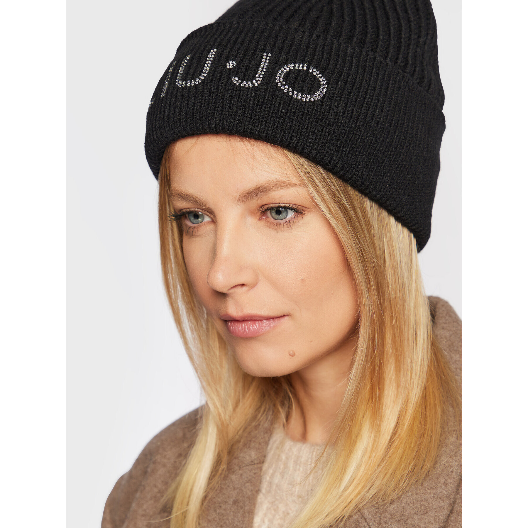 Liu Jo Шапка Strass 3F2103 M0300 Черен - Pepit.bg