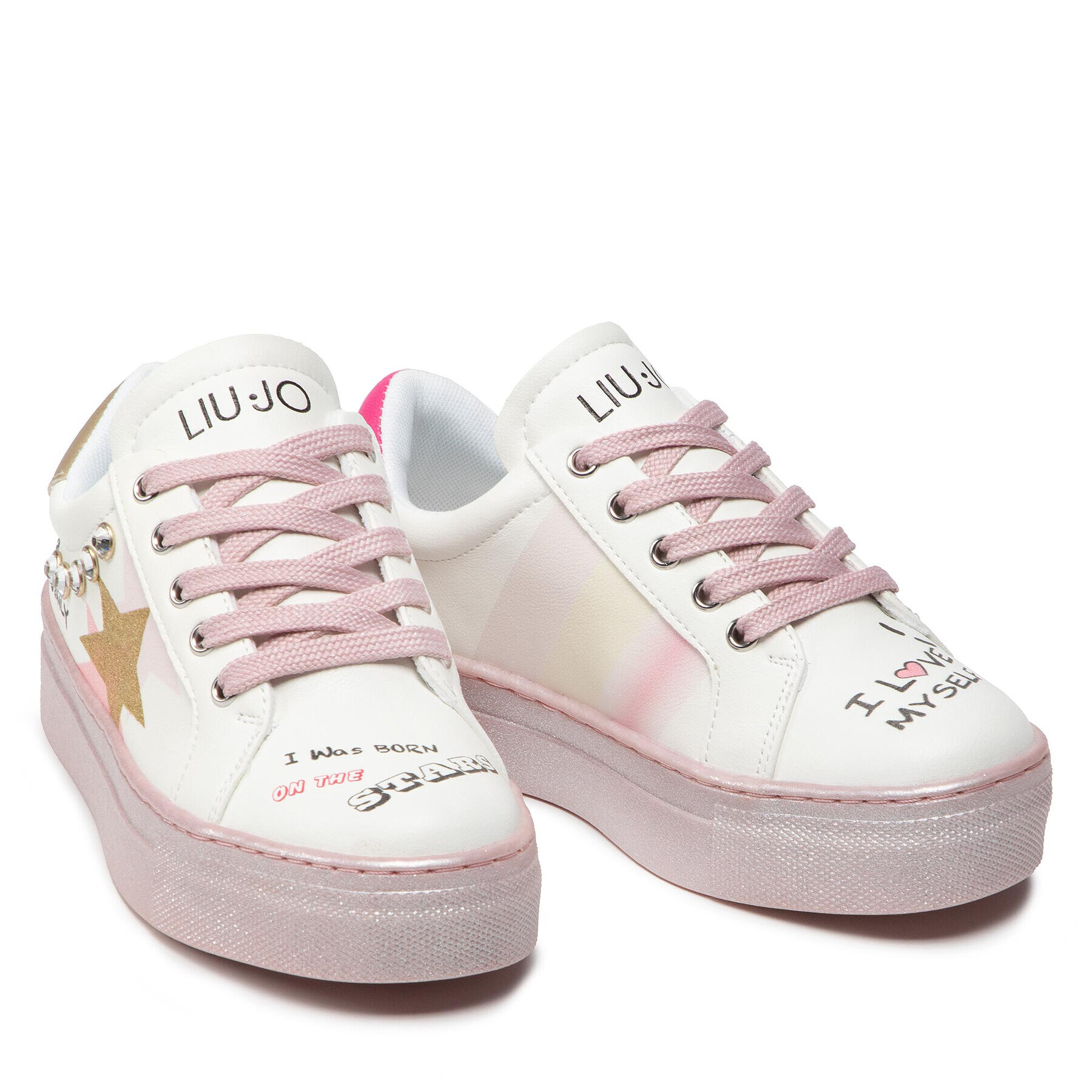Liu Jo Сникърси Alicia Chic 302 4A2477 EX014 S Бял - Pepit.bg