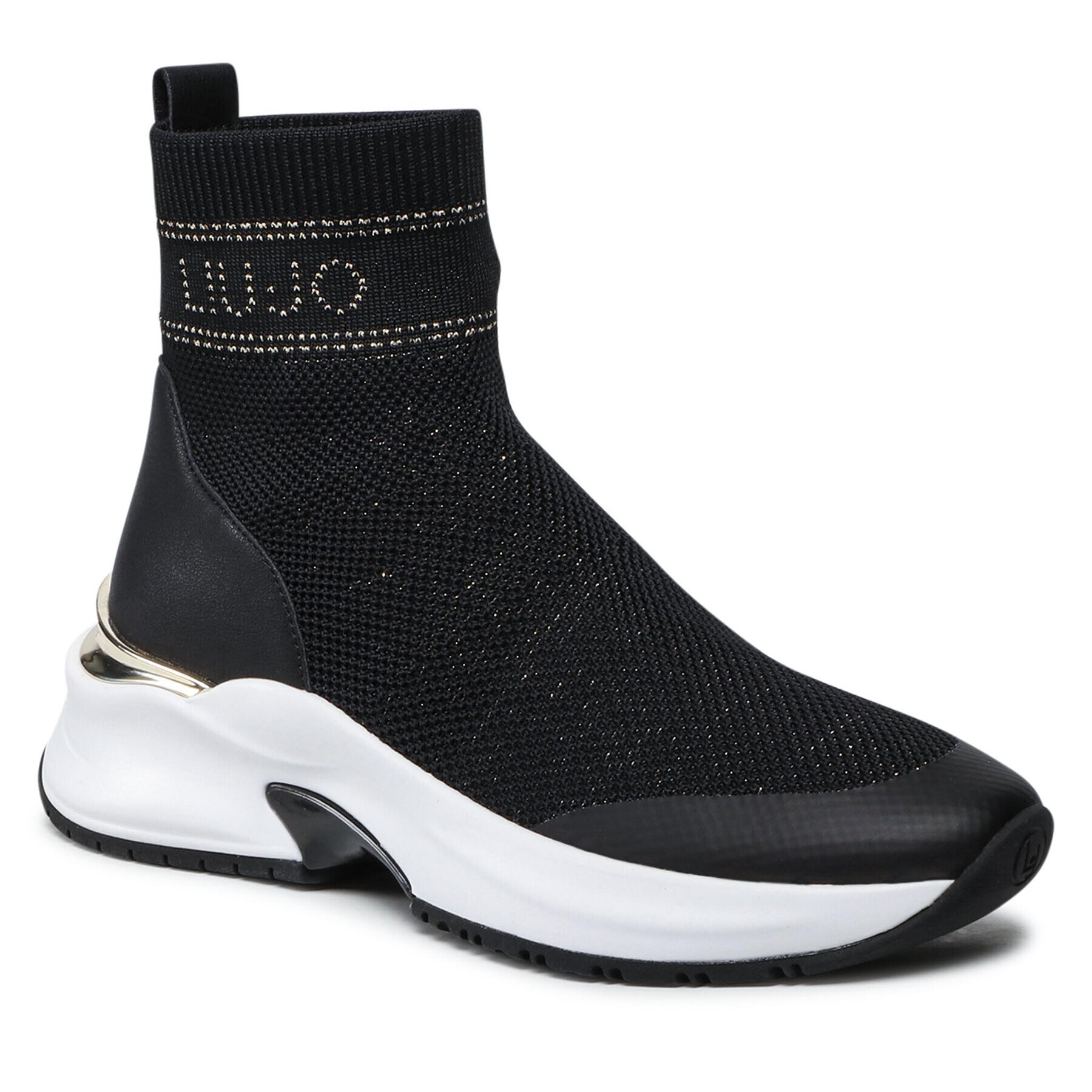 Liu Jo Сникърси Lily 04 Sock BA2091 TX047 Черен - Pepit.bg