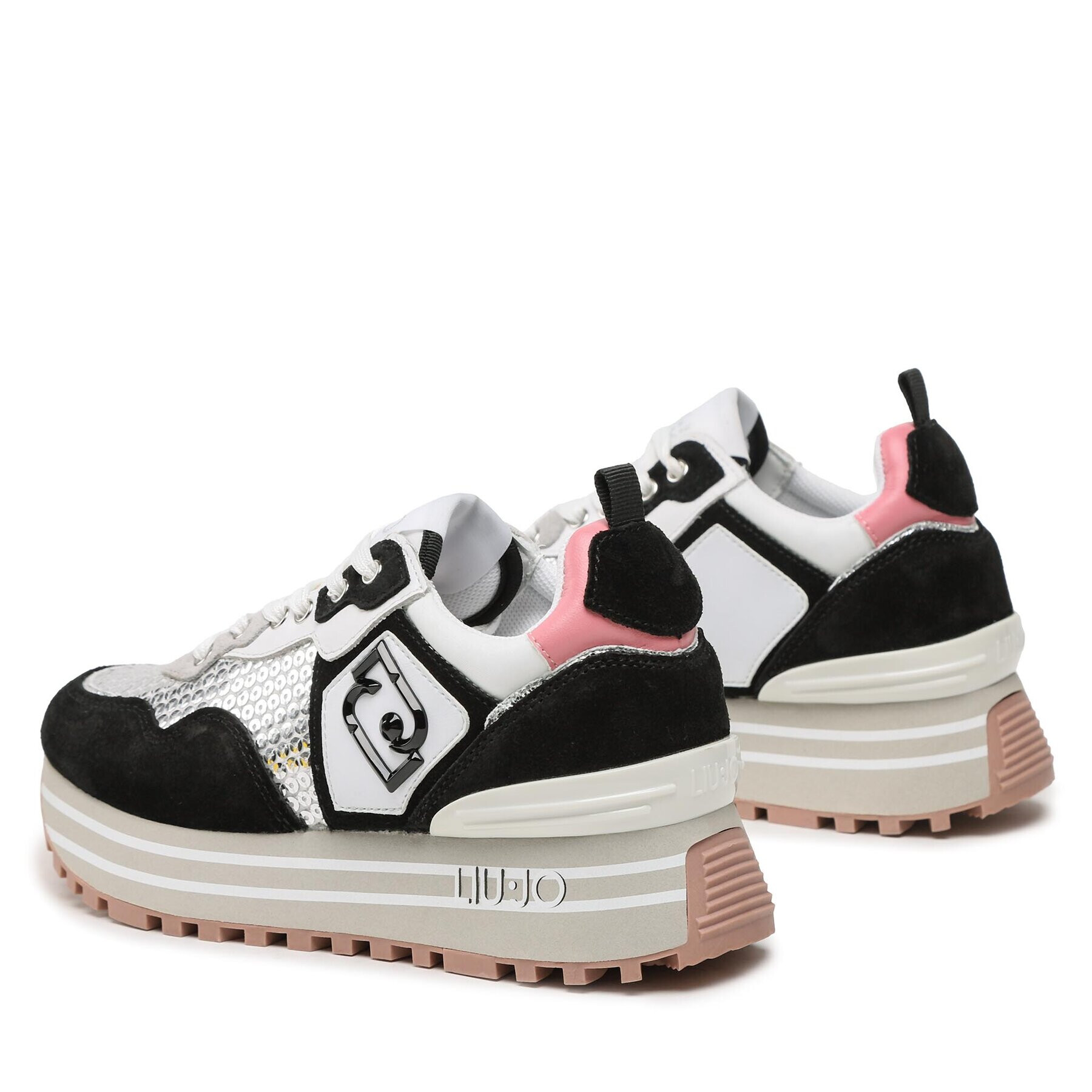 Liu Jo Сникърси Max Wonder 01 BA3013 PX343 Черен - Pepit.bg