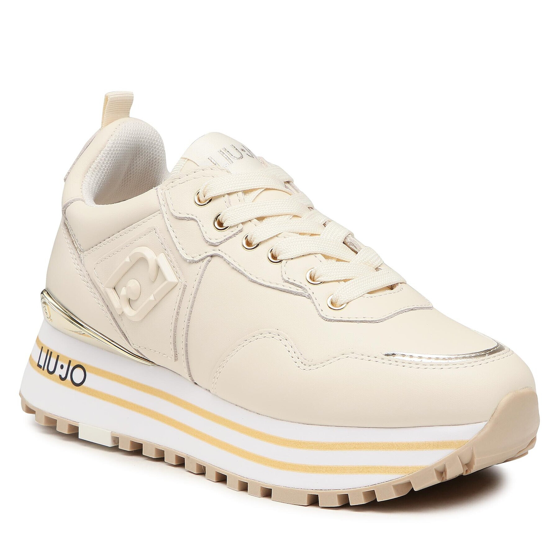 Liu Jo Сникърси Maxi Wonder 01 BA3013 P0102 Бежов - Pepit.bg