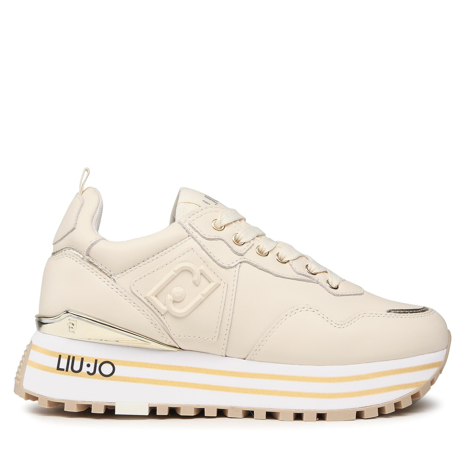 Liu Jo Сникърси Maxi Wonder 01 BA3013 P0102 Бежов - Pepit.bg