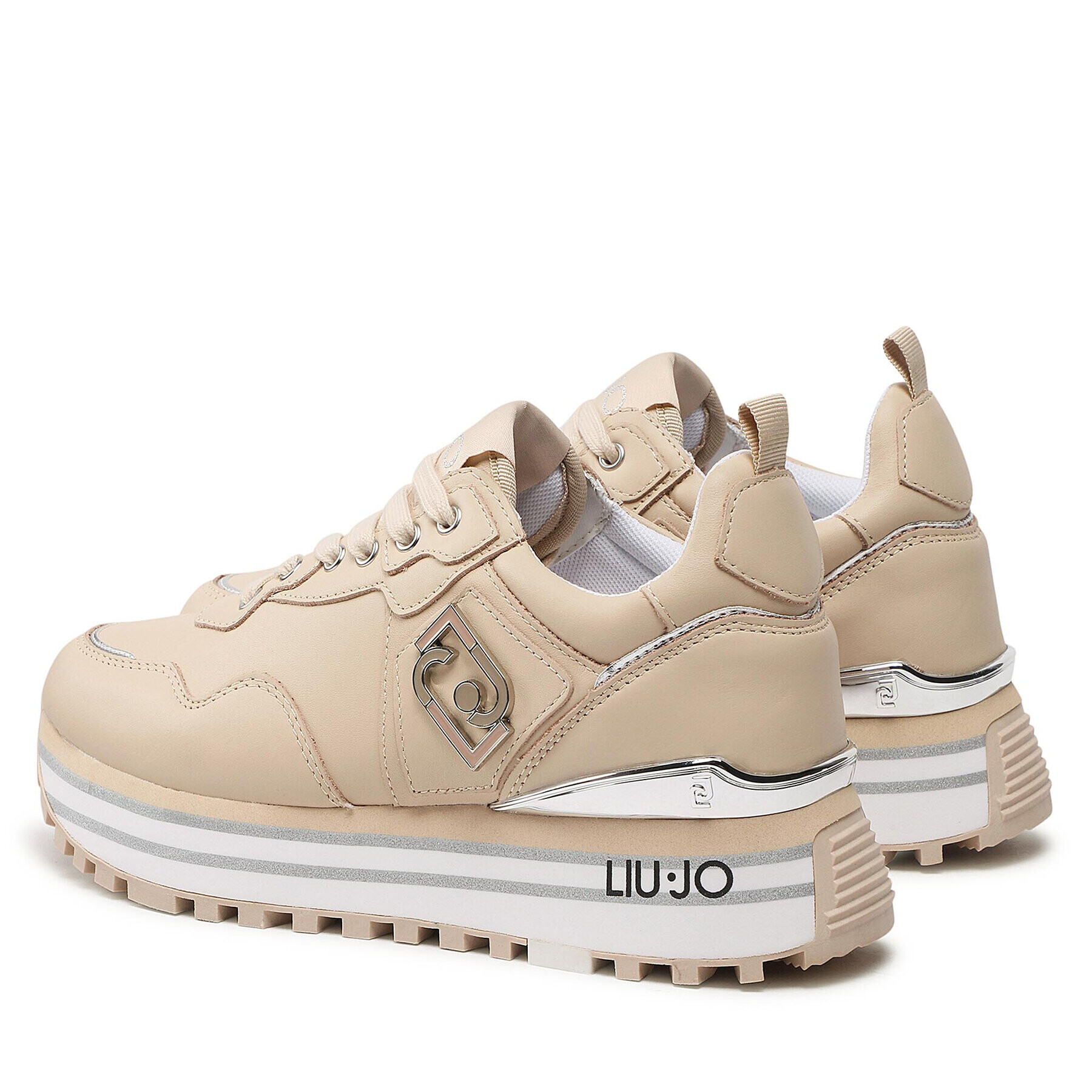 Liu Jo Сникърси Maxi Wonder 01 BF2095 P0102 Бежов - Pepit.bg