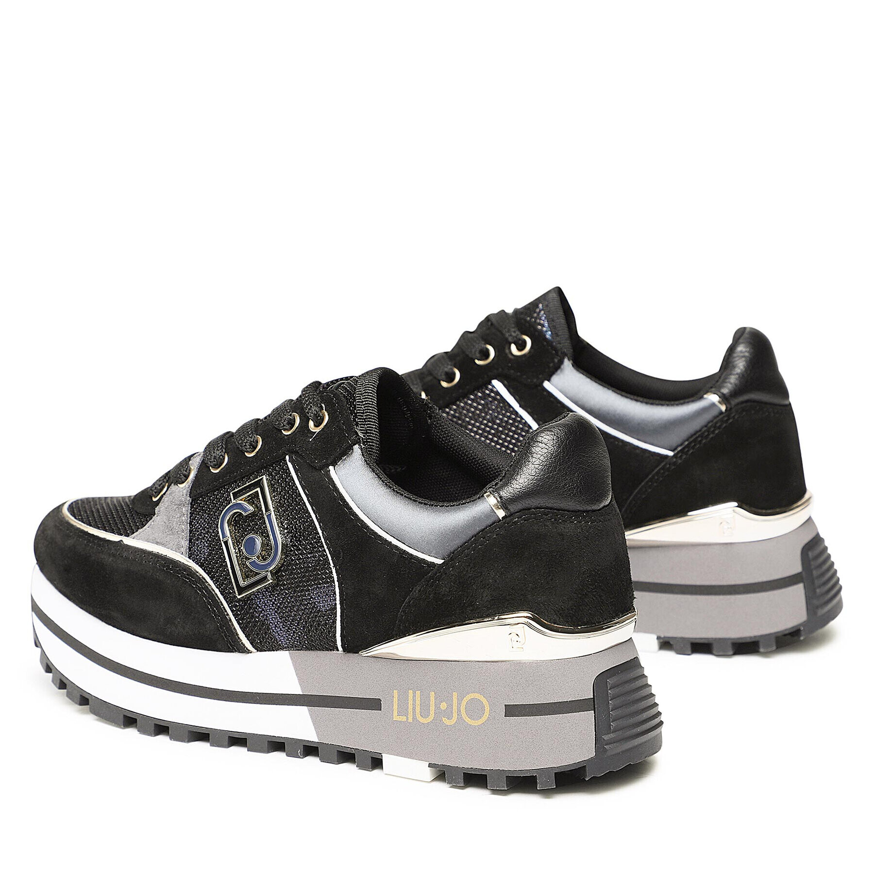 Liu Jo Сникърси Maxi Wonder 20 BF2097 PX255 Черен - Pepit.bg